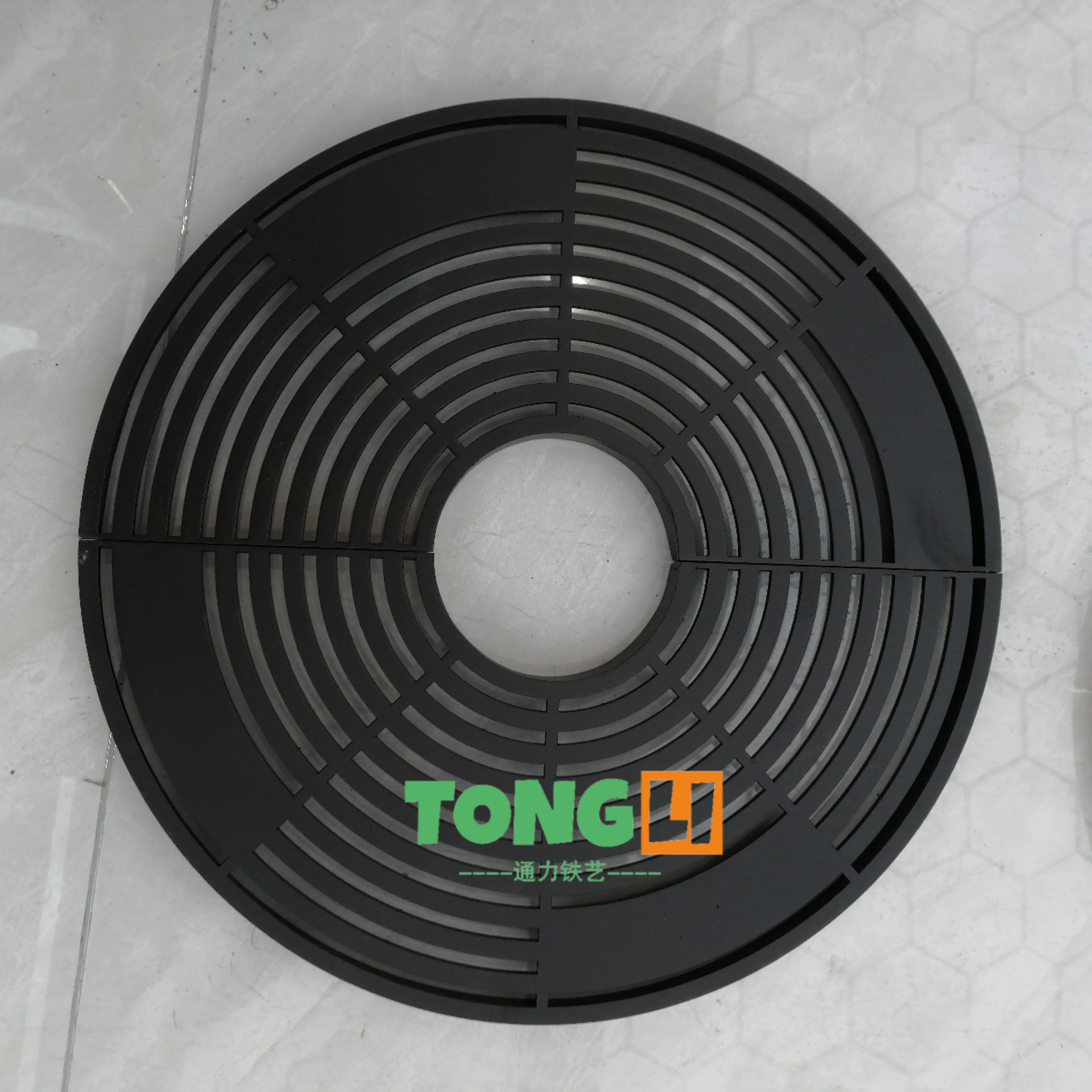 不锈钢树池篦子钢板切割树池盖板护树板