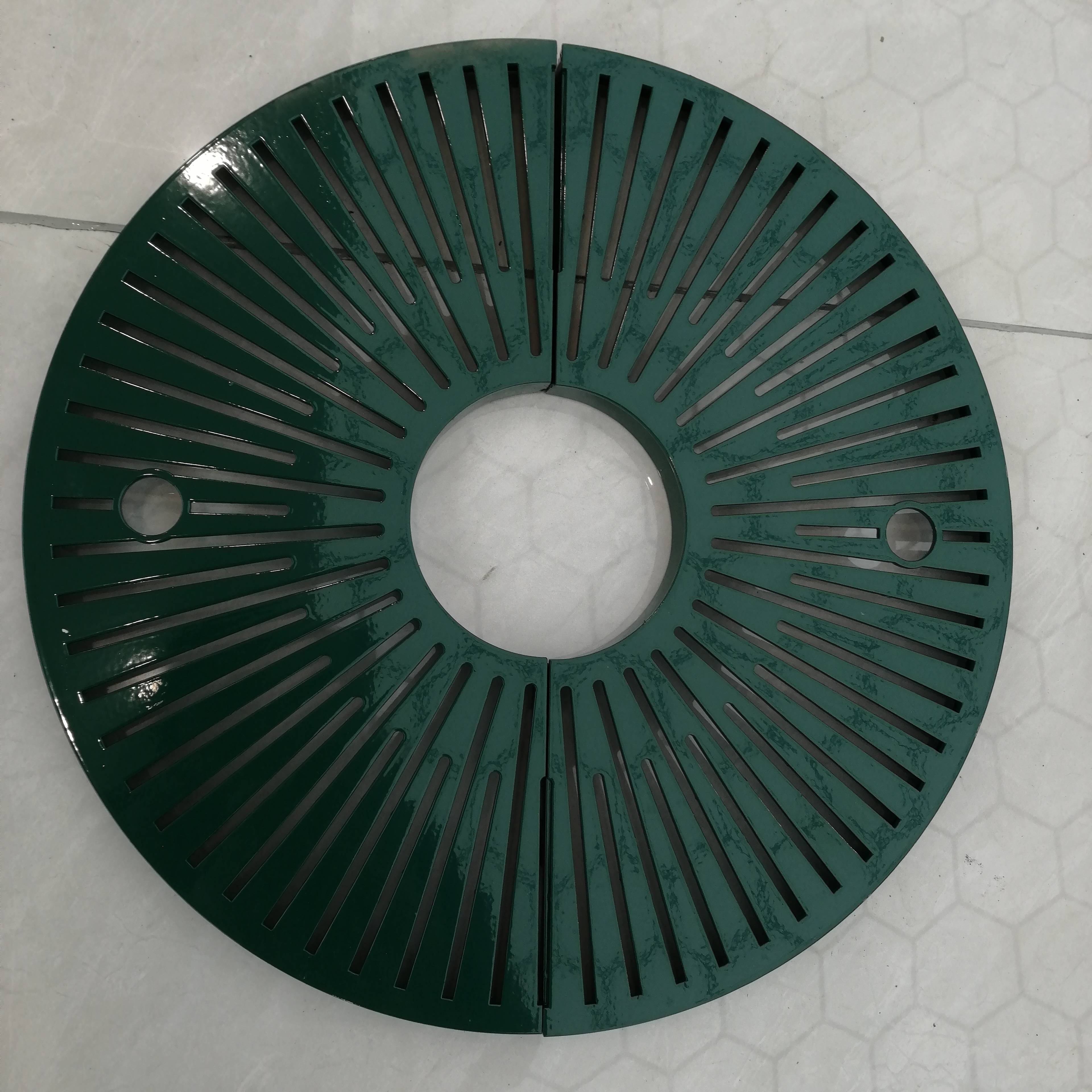 不锈钢树池篦子护树板钢板切割树池盖板