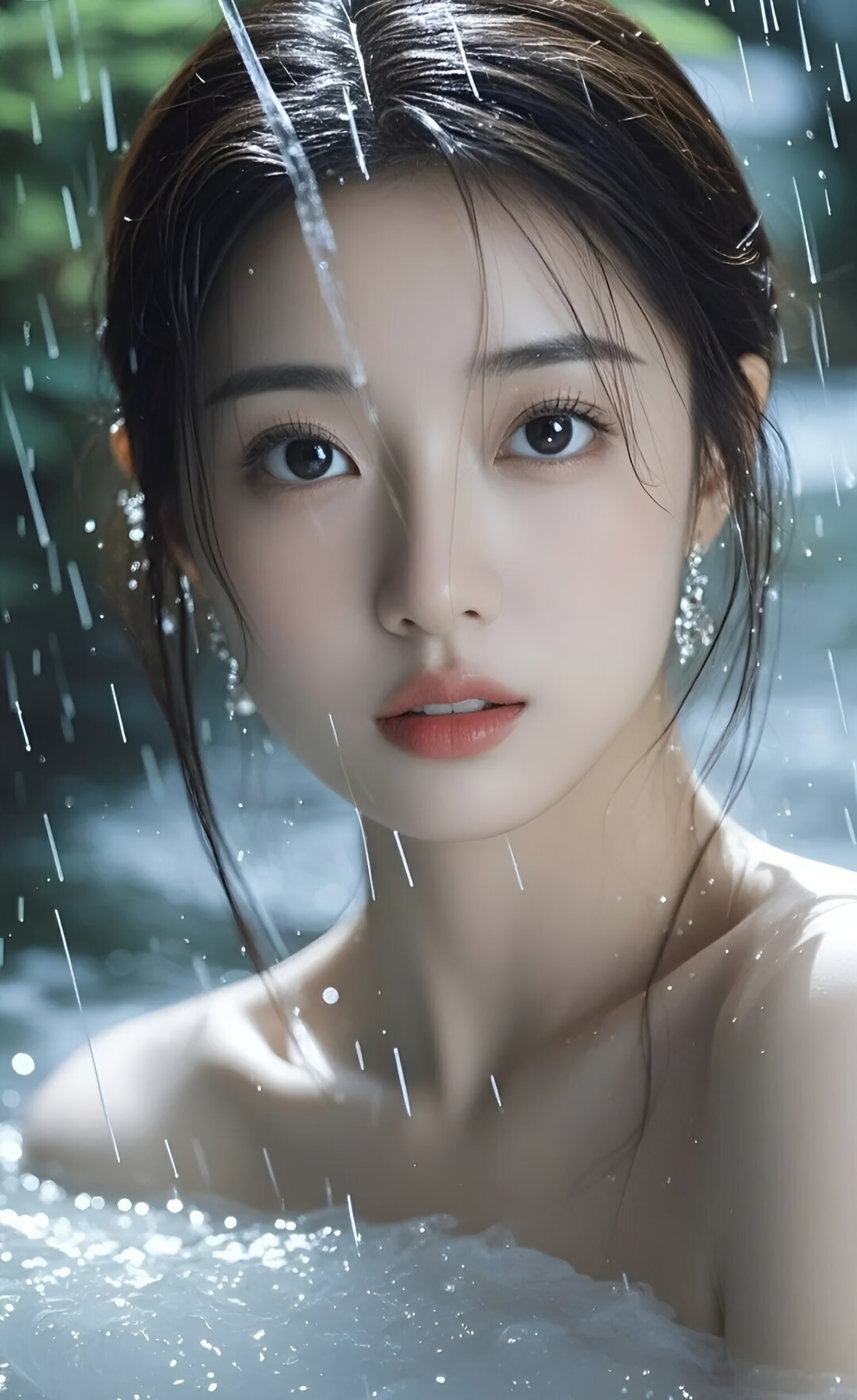 于这朦胧雨幕中,感受自然的轻抚,思绪也随之飘远