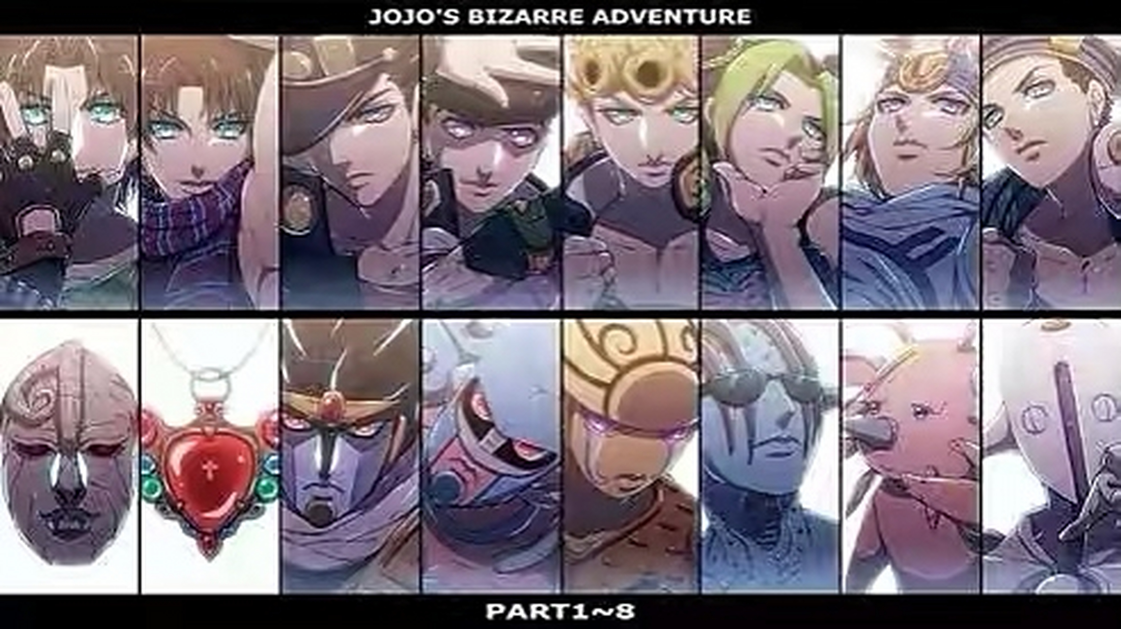 jojo的奇妙冒險# jojo歷代主角和反派 假如他們開戰 哪一方會贏#jojo