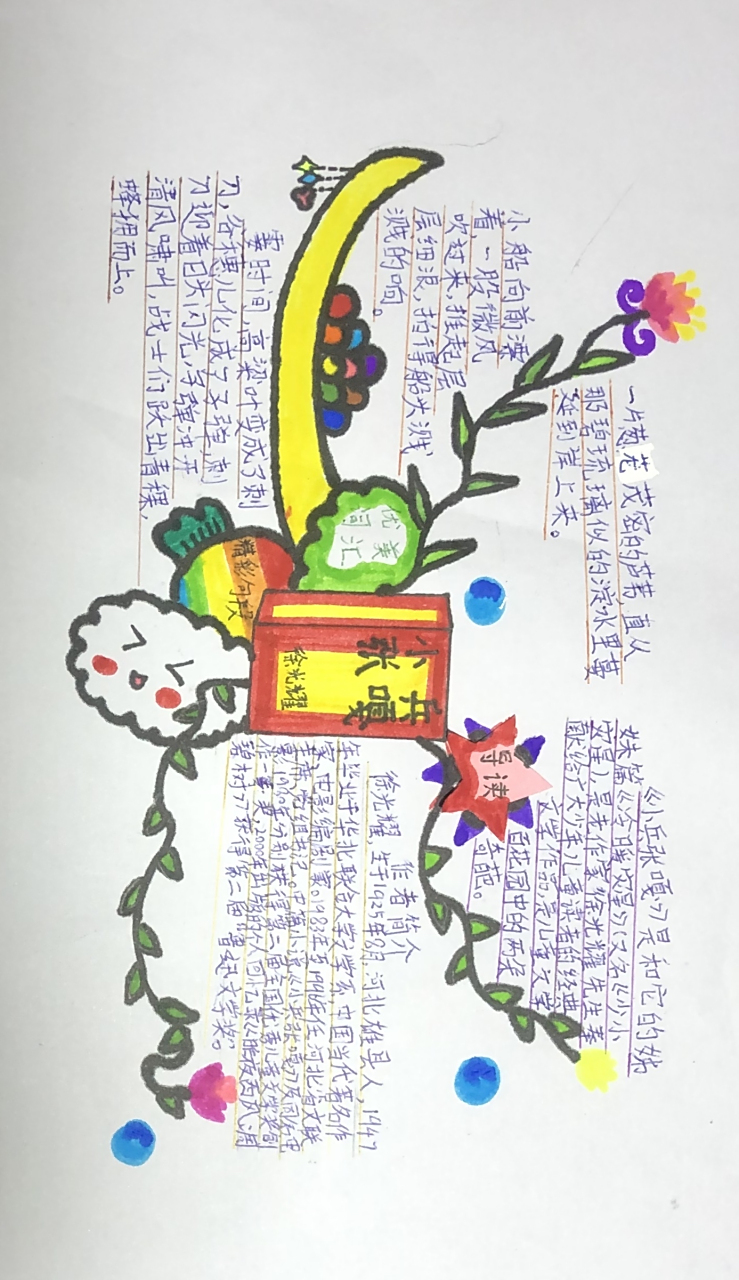 小兵张嘎思维导图[鲜花]