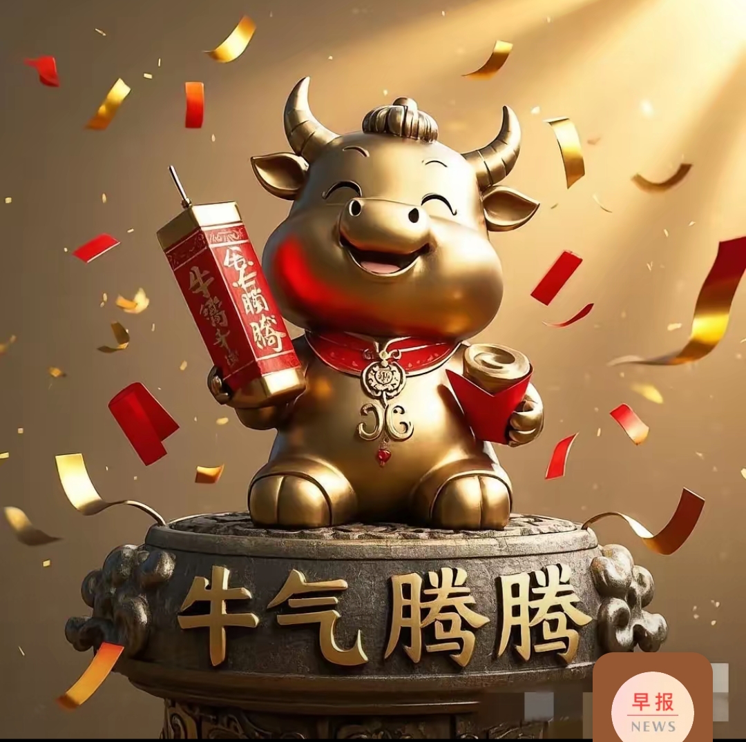 丑牛 丑牛:"你撞上鸿运了." 丑牛:"一手财运亨通,一手全家人平安健康