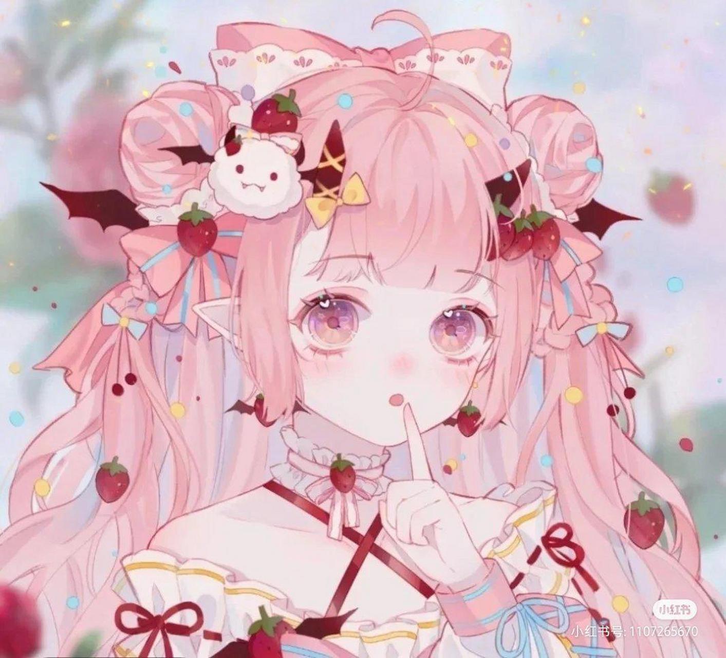 梦幻粉色系列头像合集看苏甜的主页看到的