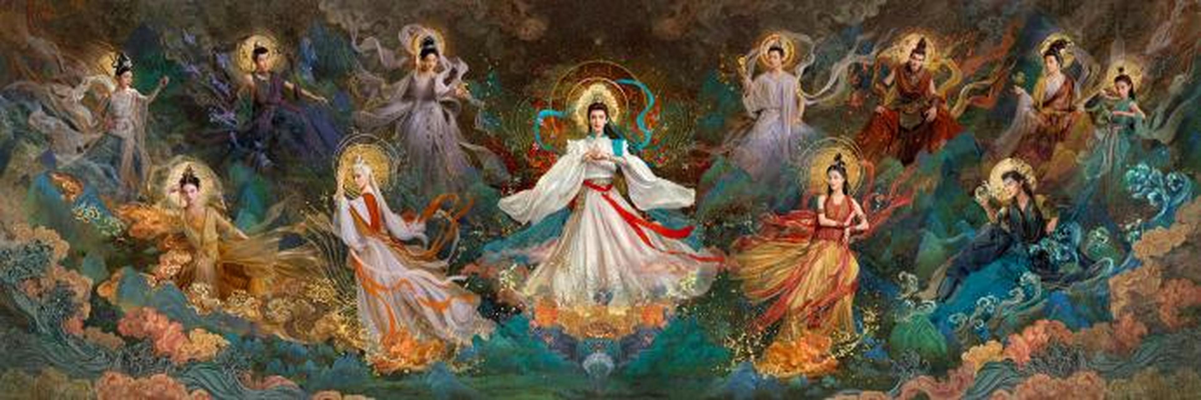 长月烬明十二神图