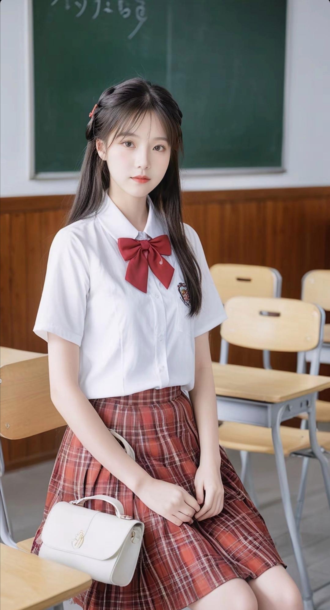 [福到][微风][鲜花]校园女生,清纯唯美[鲜花][微风][平安]#美女