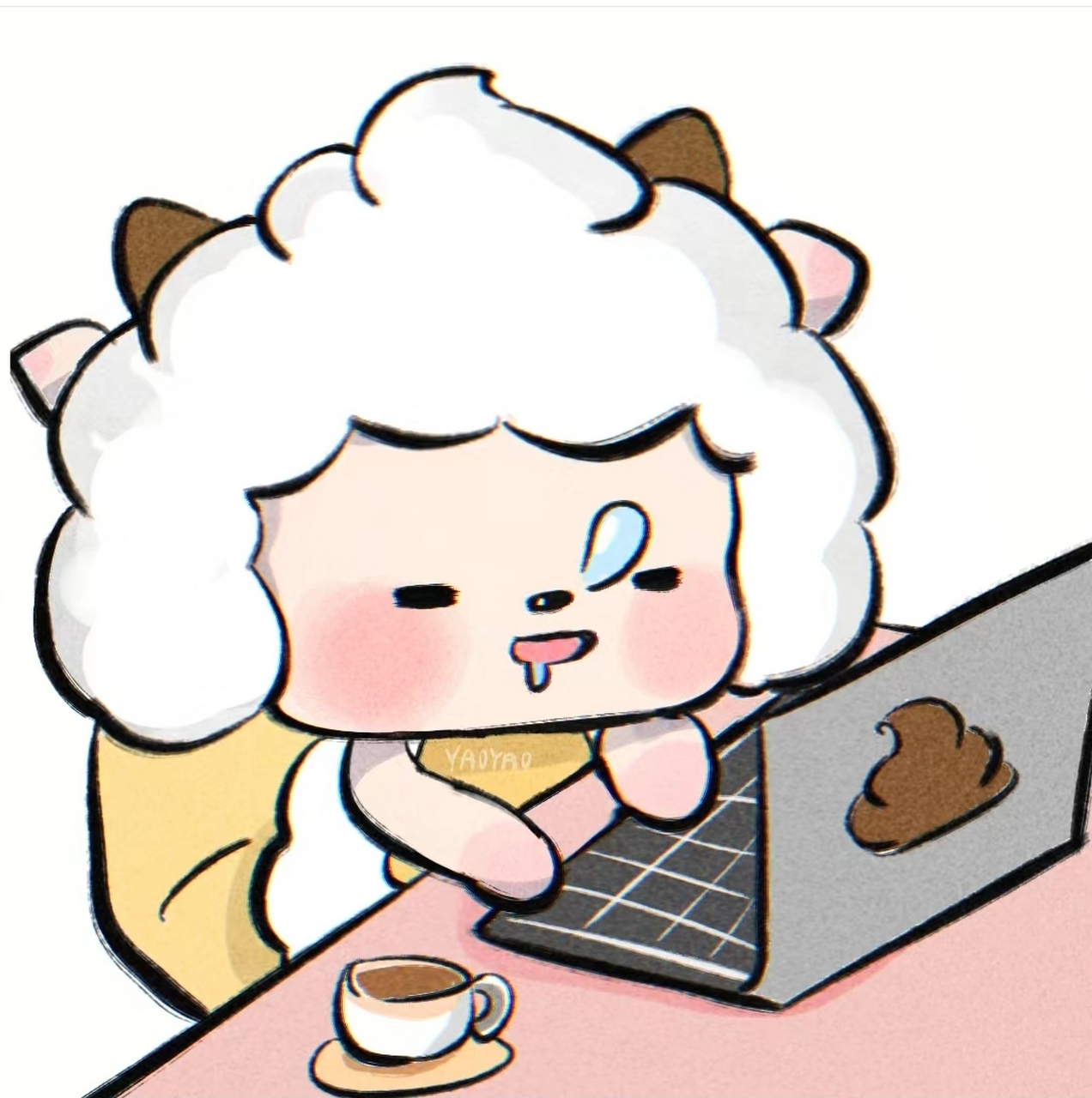 可爱的懒羊羊,头像来啦!