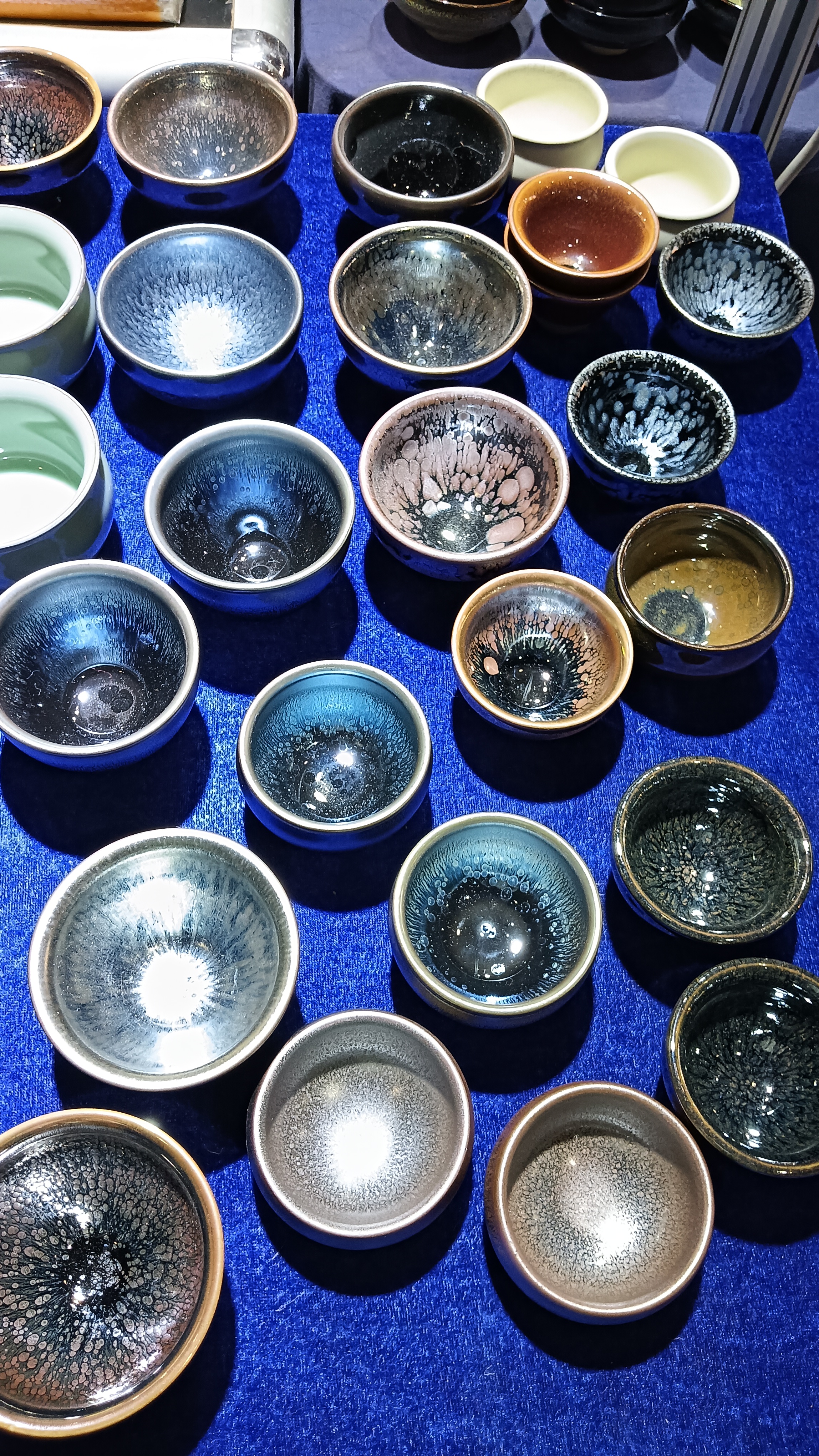 烧出的建盏有点