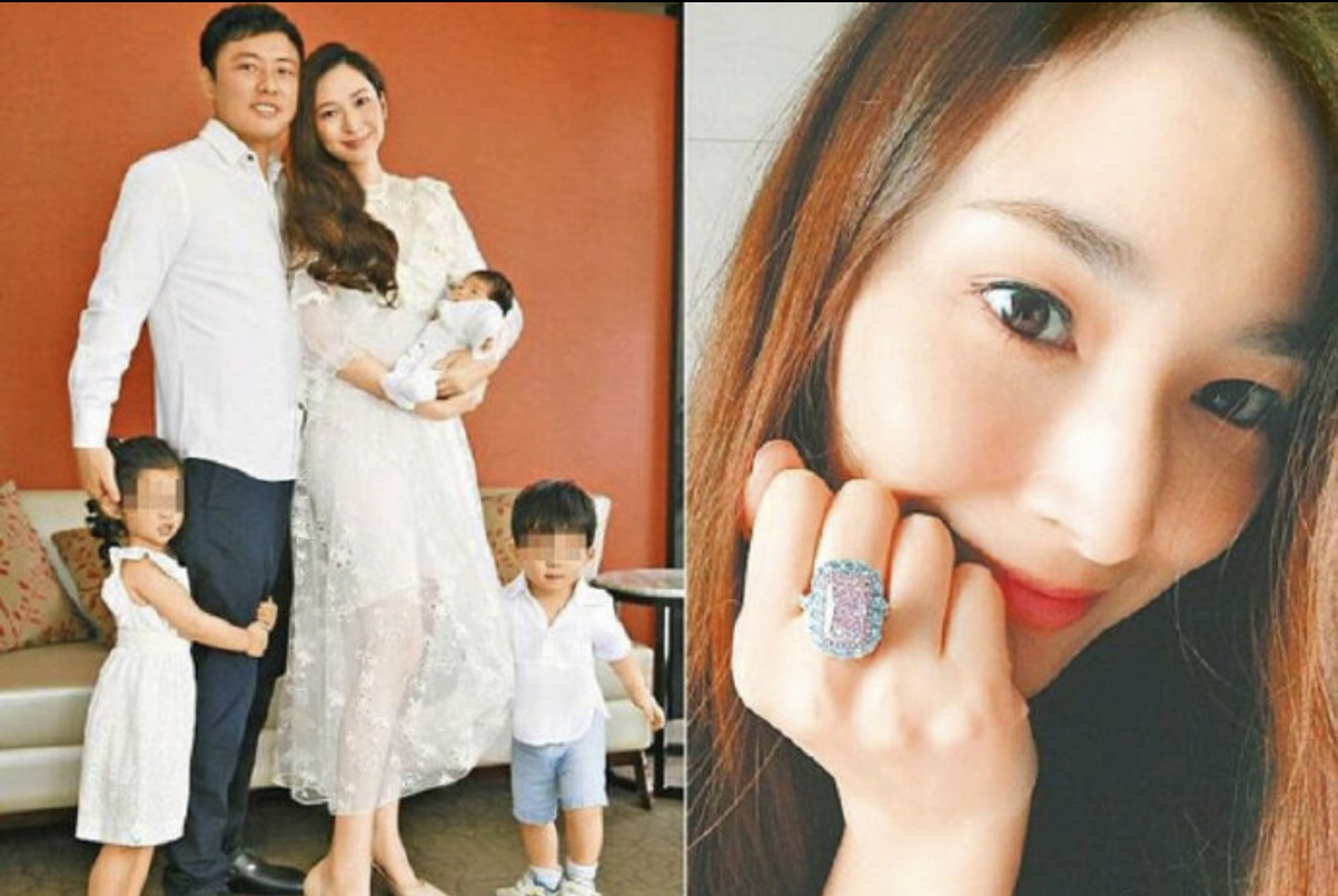 据报道,纪晓波和吴佩慈虽未正式领取结婚证书,但两人育有4个孩子