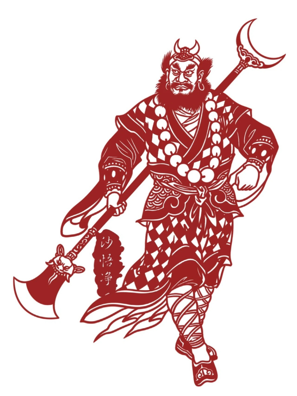 西游记剪纸欣赏,这得多么心灵手巧的人,才能剪出如此繁复的衣服纹理和