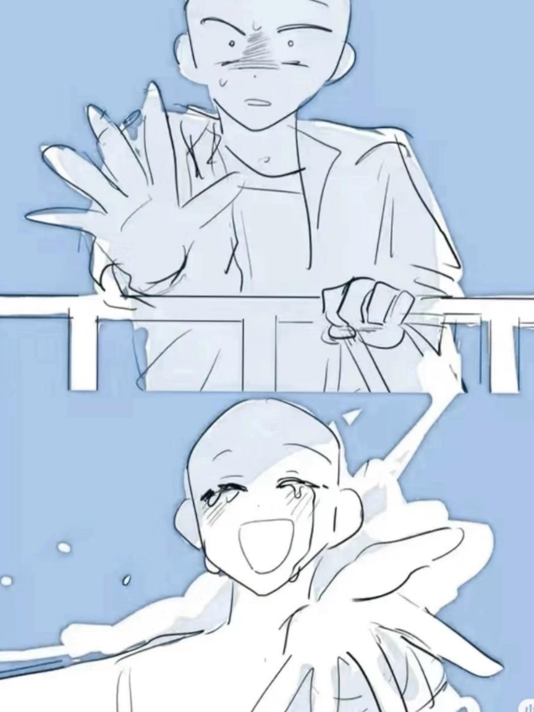 笑着流泪,你想到了哪对