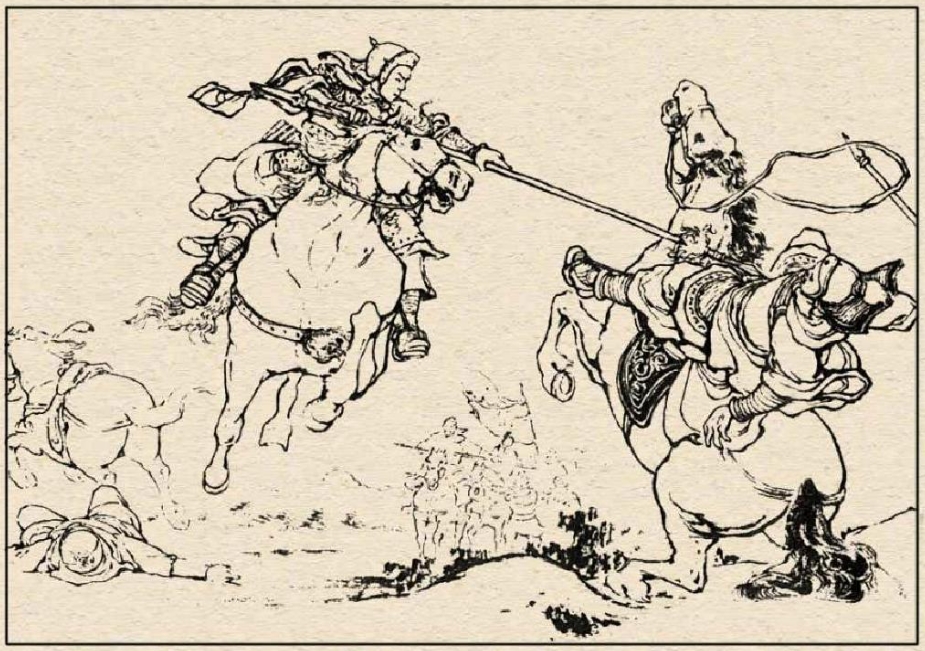 三国人物简笔画连环画图片