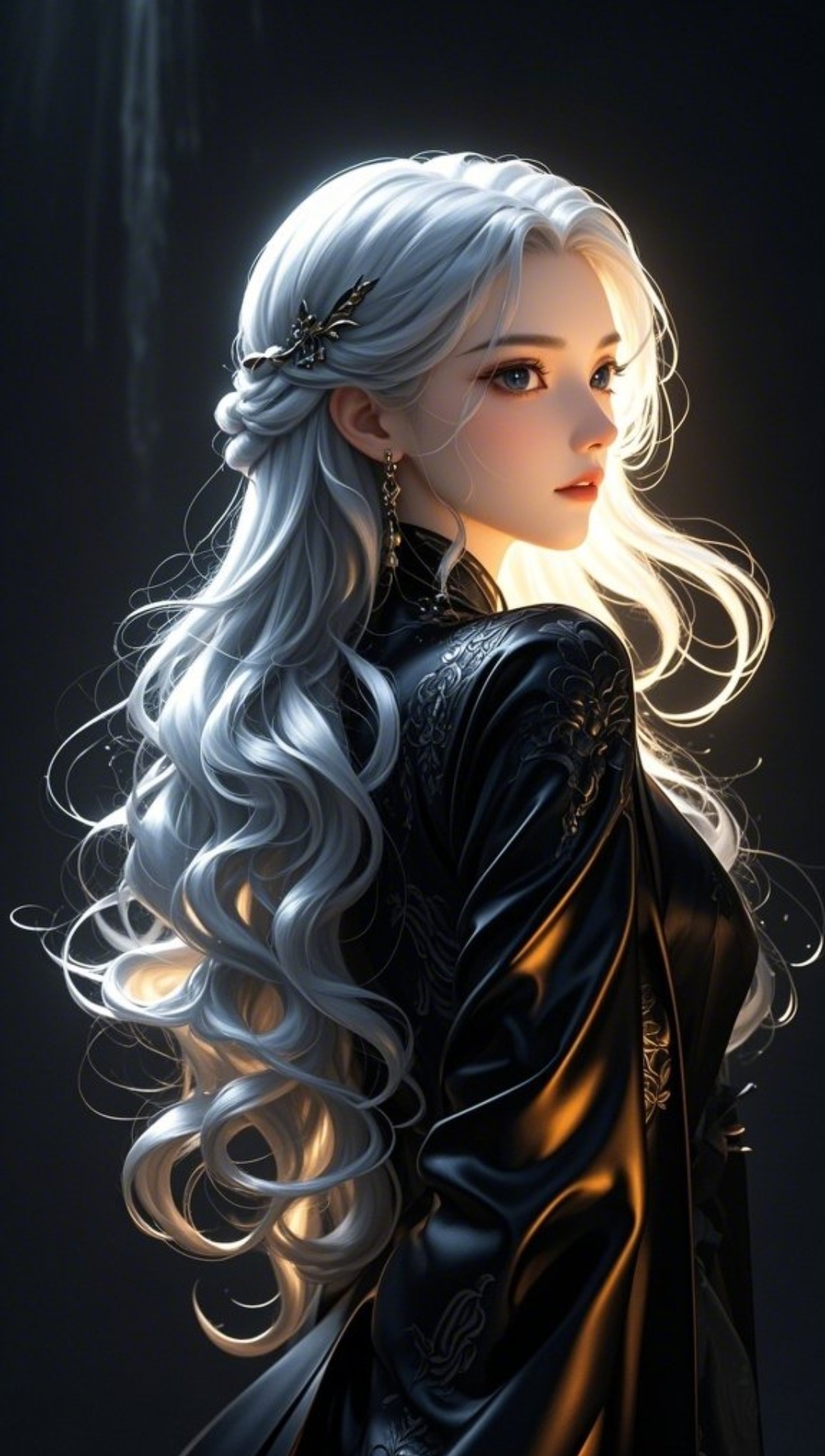 我仿佛看到了传说中的冰雪女王,她的眼神好有戏,让