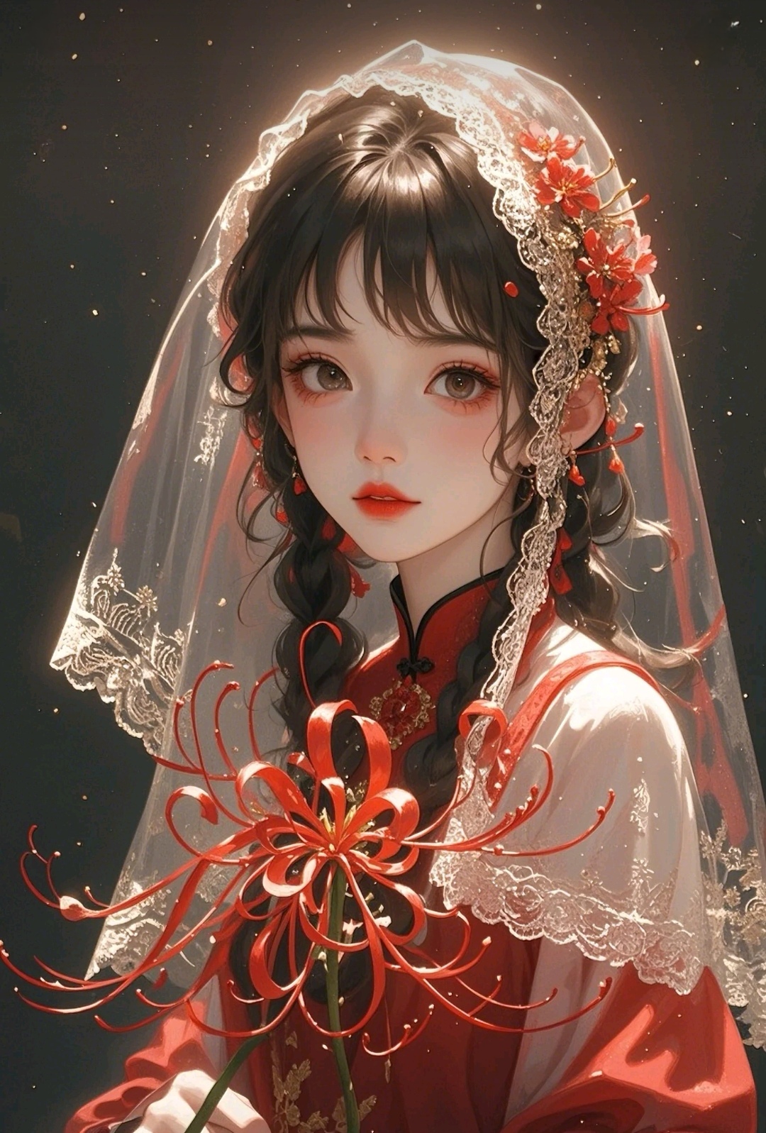 彼岸花新娘#优质头像每日推荐