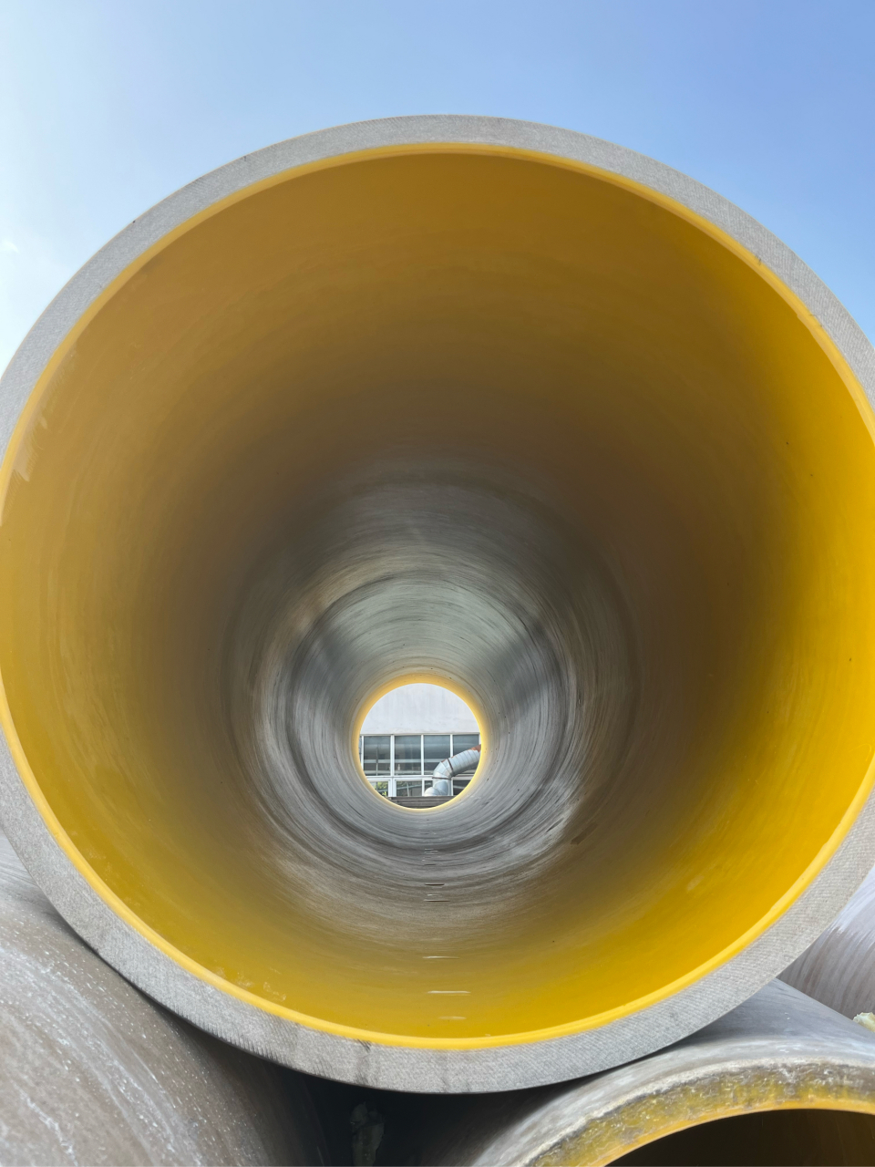 离心浇铸玻璃钢夹砂管顶管来了