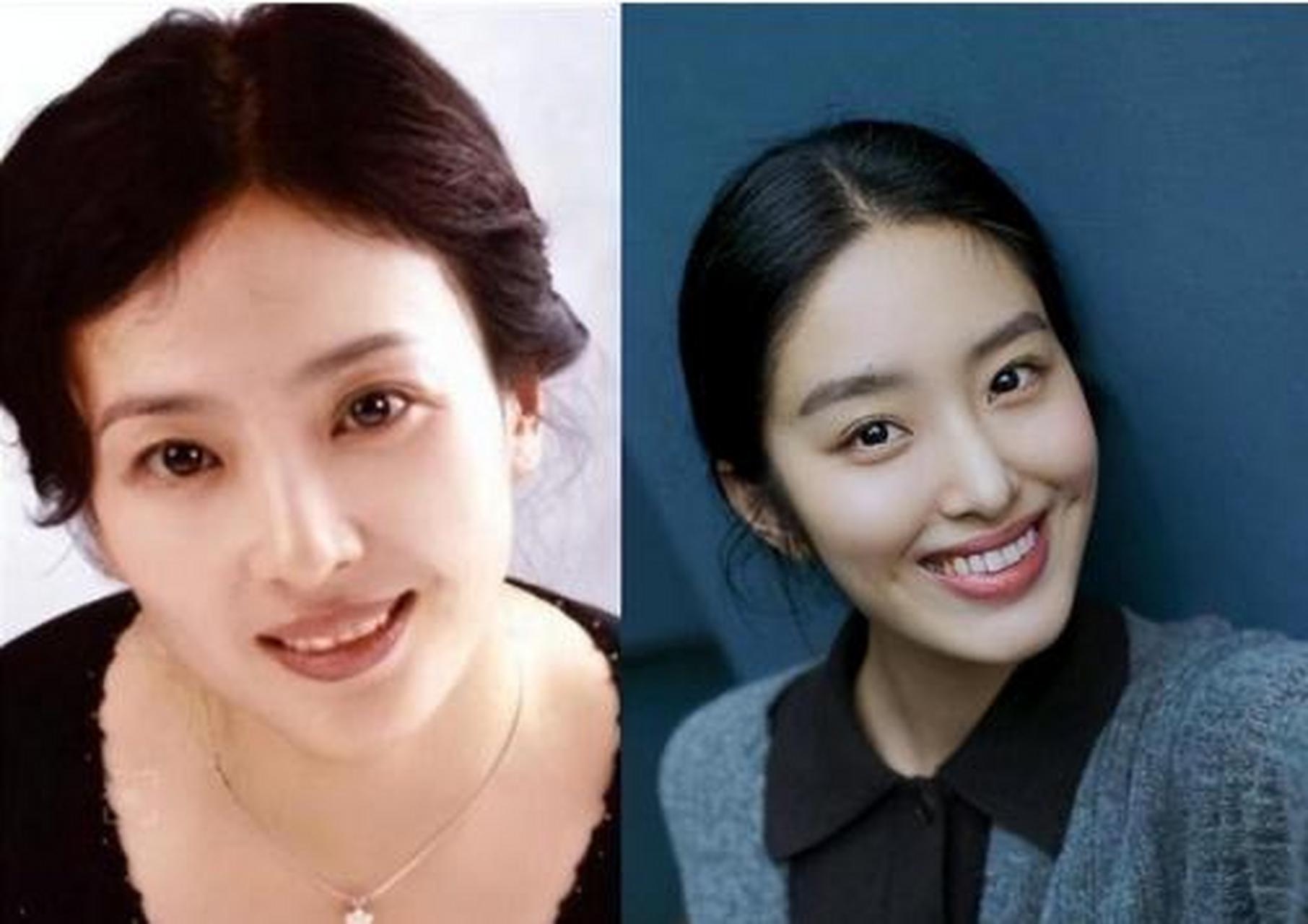 有些网友说杨采钰和刘亦菲的母亲侧脸相似 676767