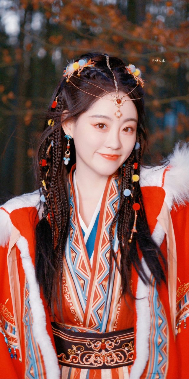 祝绪丹红斗篷古风写真#国风主理人