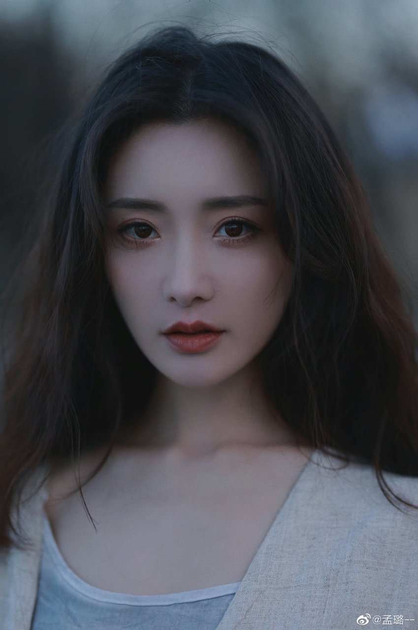 孟璐清秀美图#孟璐