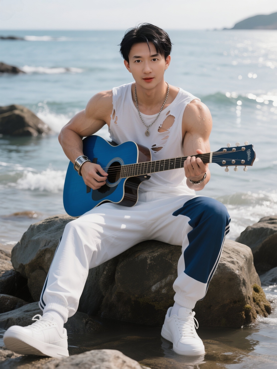 帅哥弹吉他的图片网红宾宾哥弹吉他帅哥弹吉他的帅哥图片帅哥真实照片