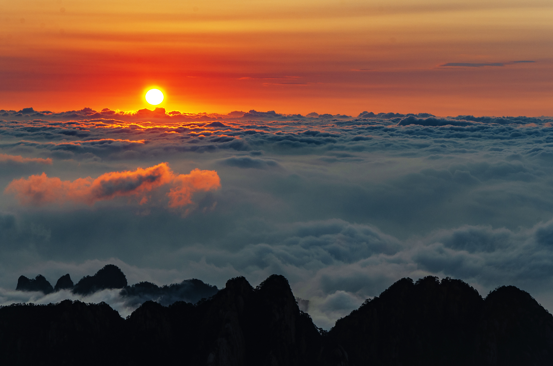 云海日出#日出# #治愈系风景# #我要上热门