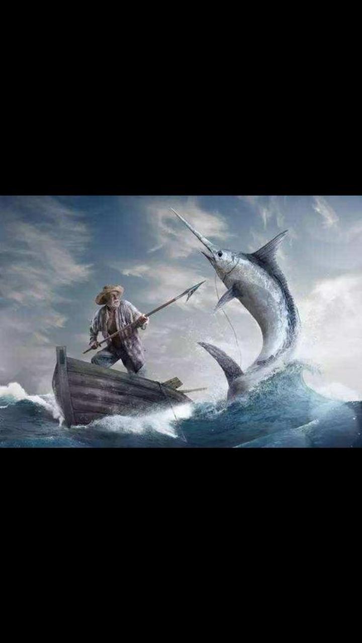 《老人与海》是美国作家海明威于1951年在古巴写的一篇中篇小说.