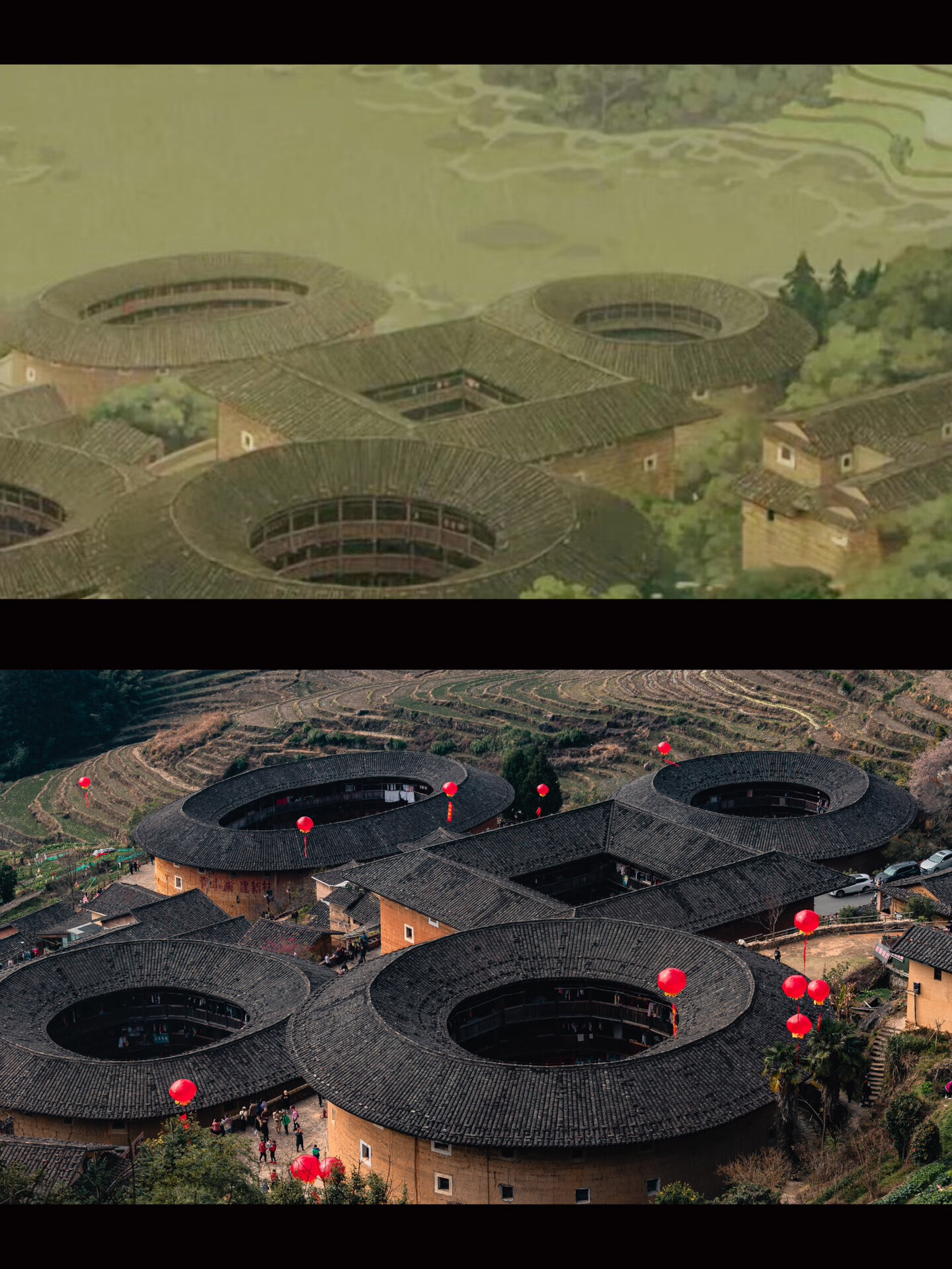 78眼前这座圆形的土楼,仿佛是从古代穿越而来的.