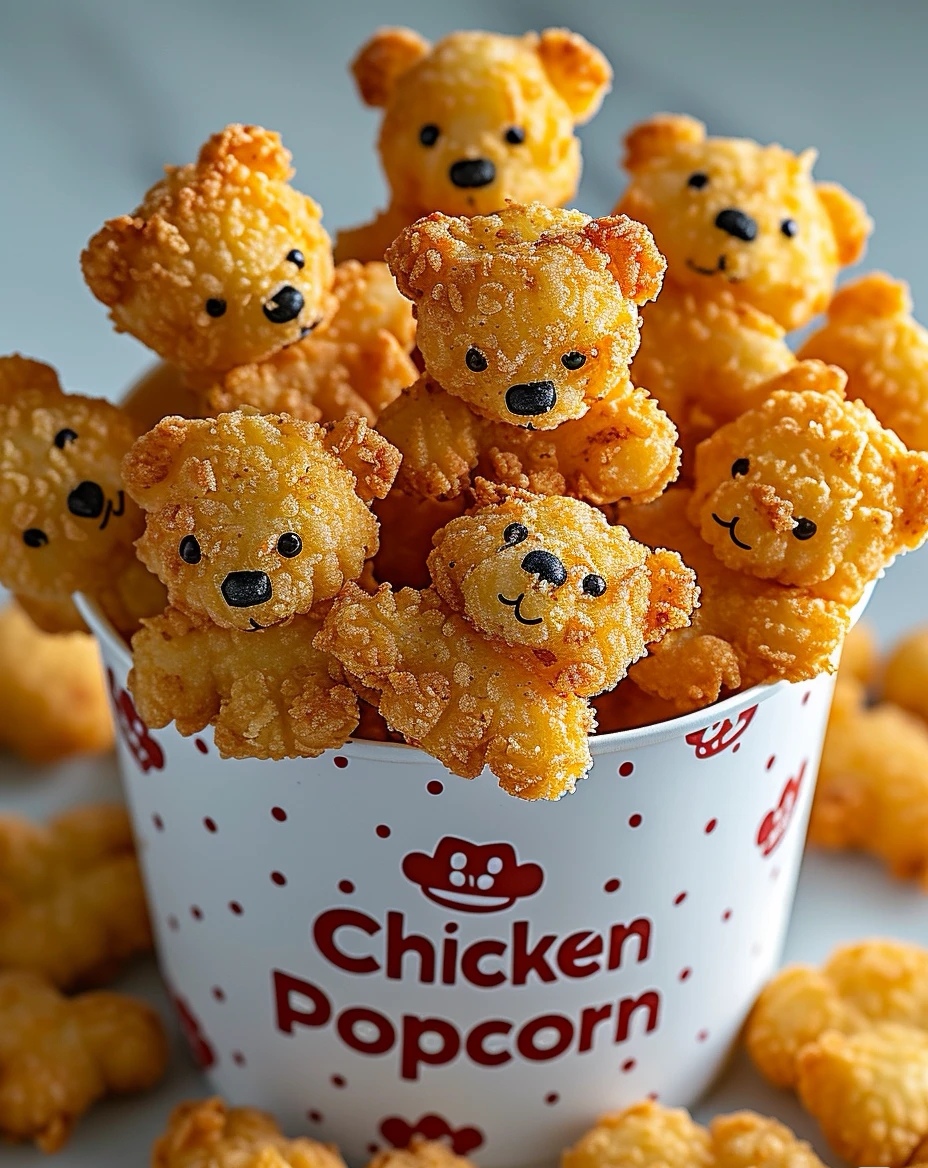 可爱的鸡米花#家常自制小吃