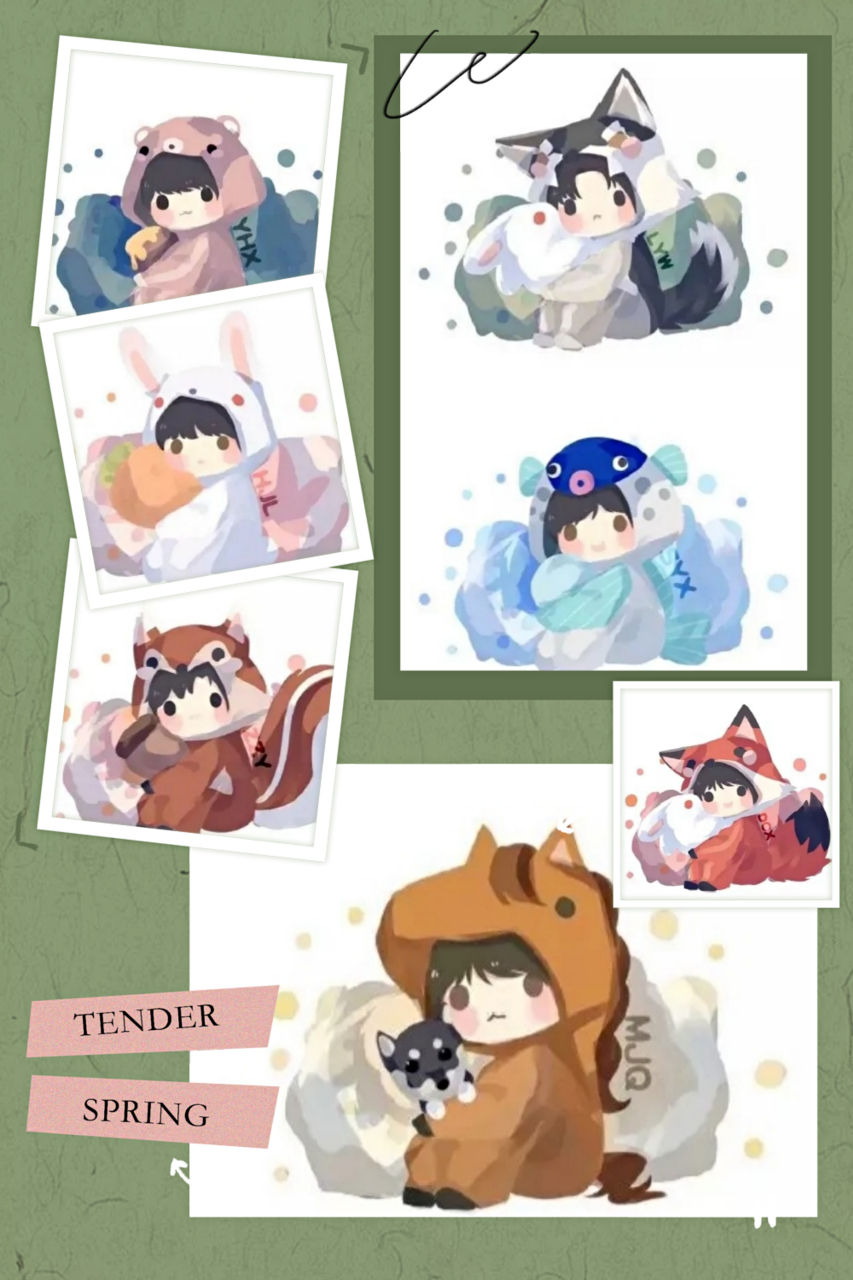 自制时代少年团卡通动物壁纸 随机排位,不喜勿喷[吃鲸] 欢迎投稿