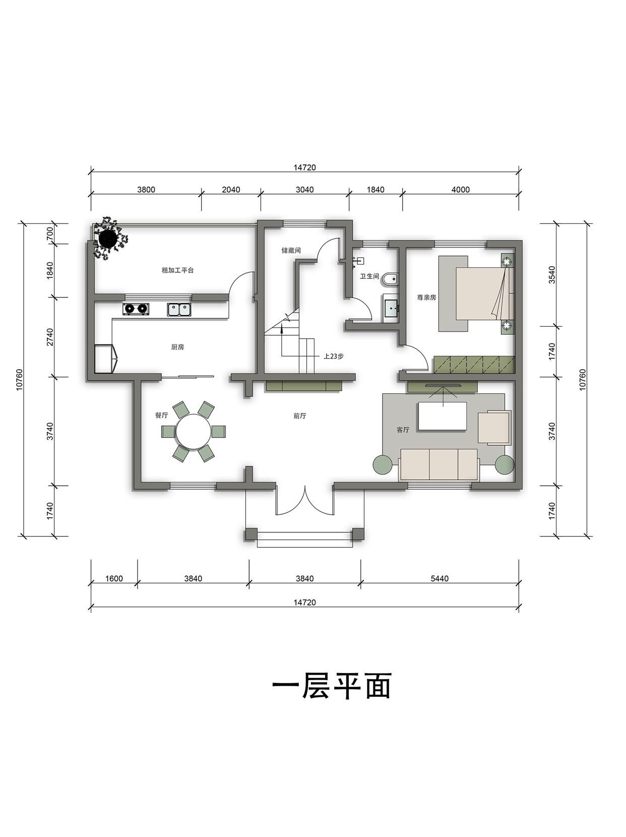 12乘14米自建房图纸图片