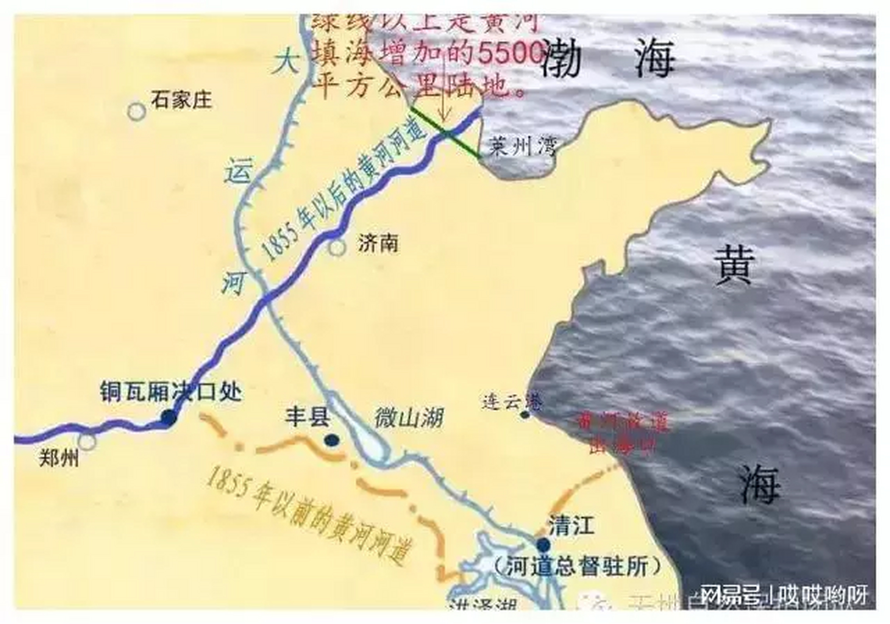 黄河入海口景区地图图片