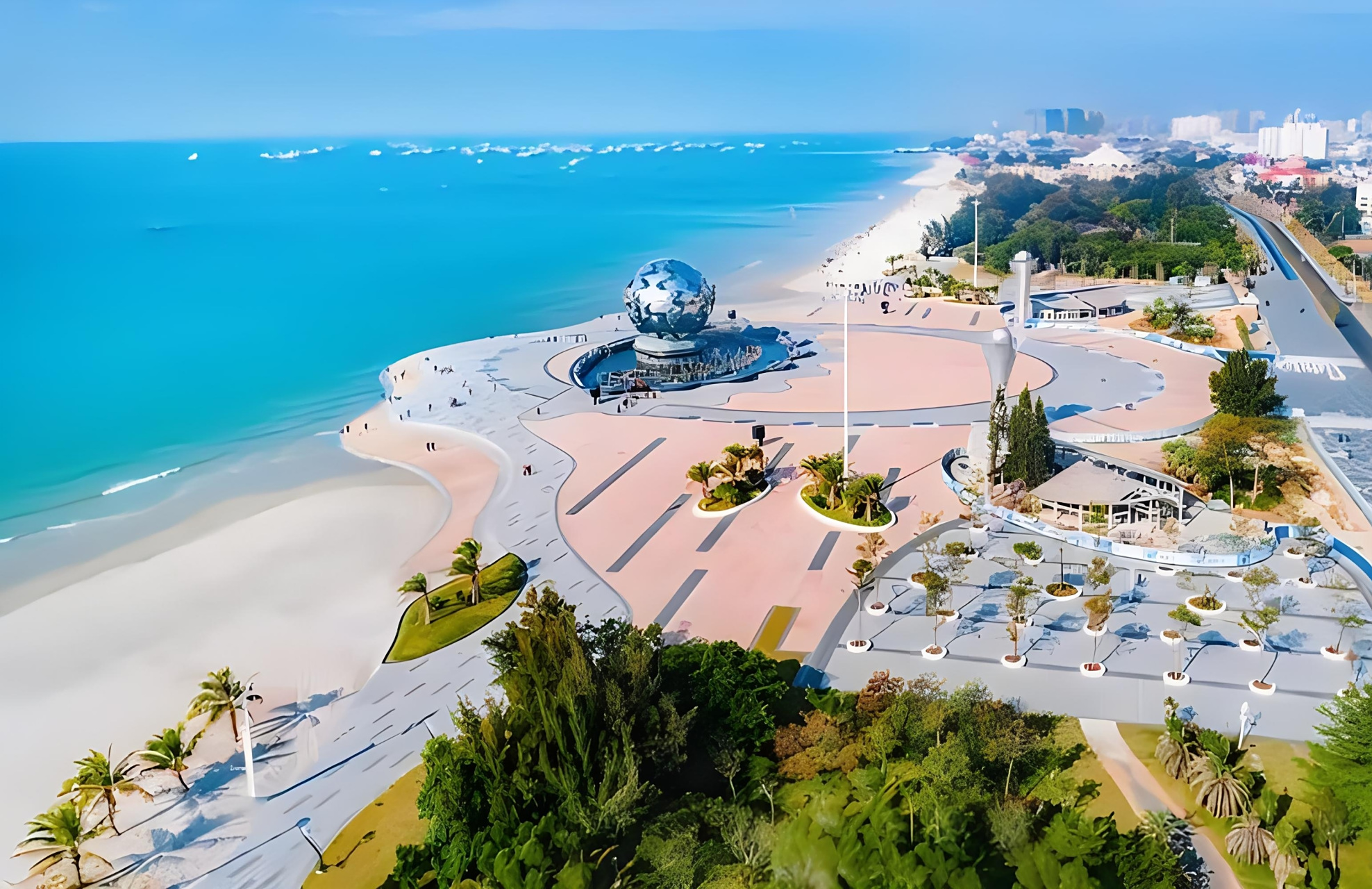 文游天下(1019) 北海银滩 文/石岩磊       广西北海市被誉为"宜居之