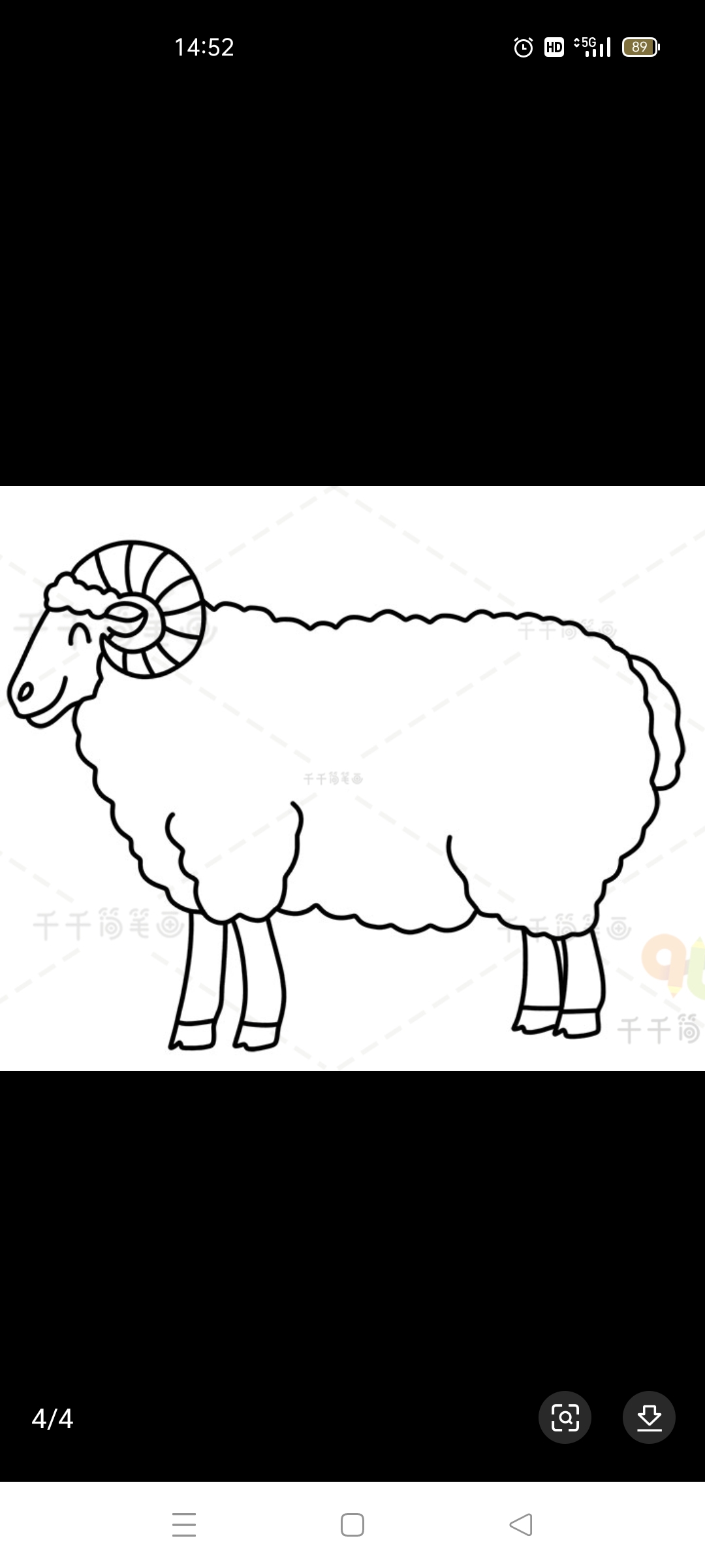 简笔画绵羊,来来呀