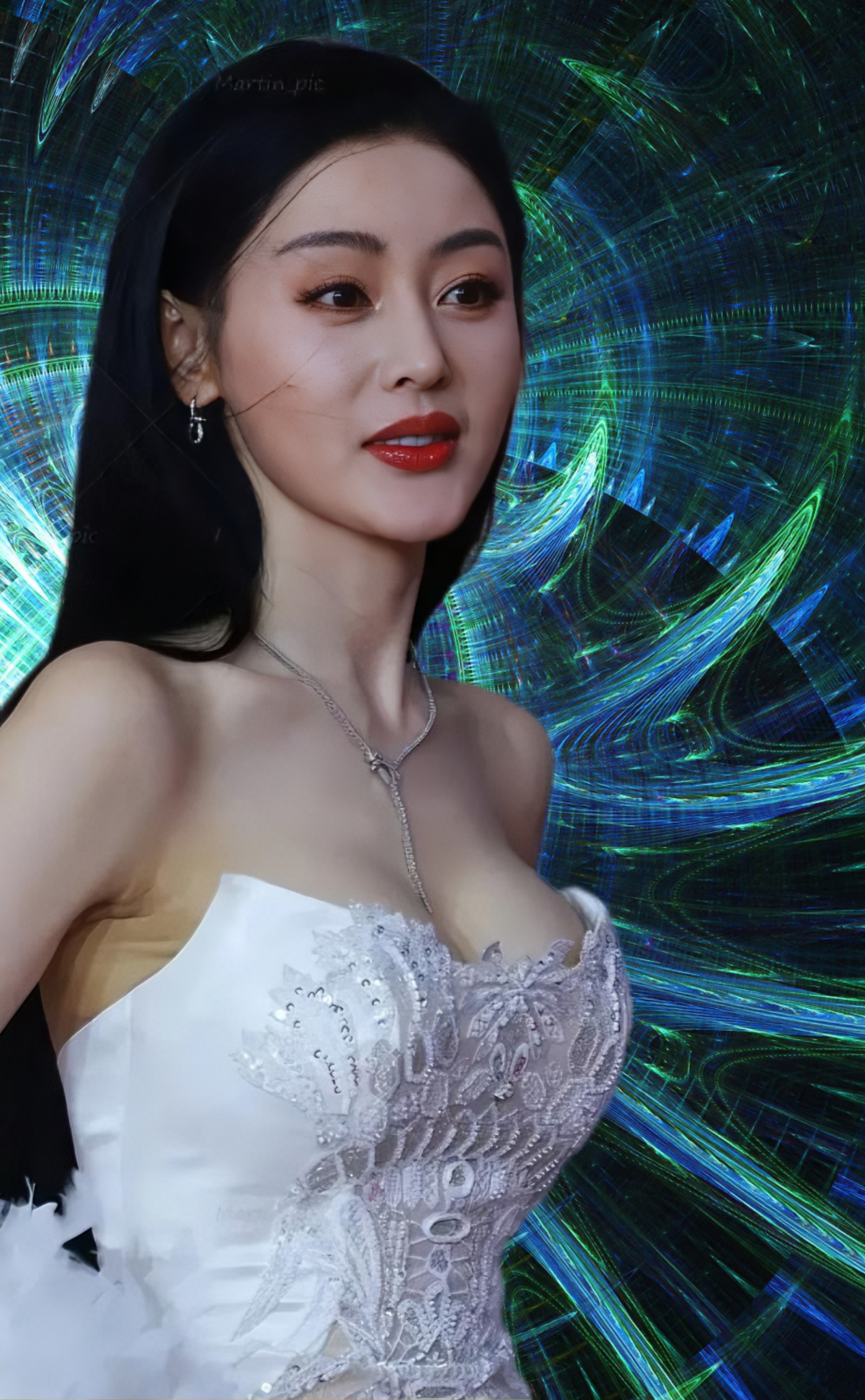 张天爱:#遇见好身材# #图文动态同步大赛# 这张脸看上去干净,肤白,貌
