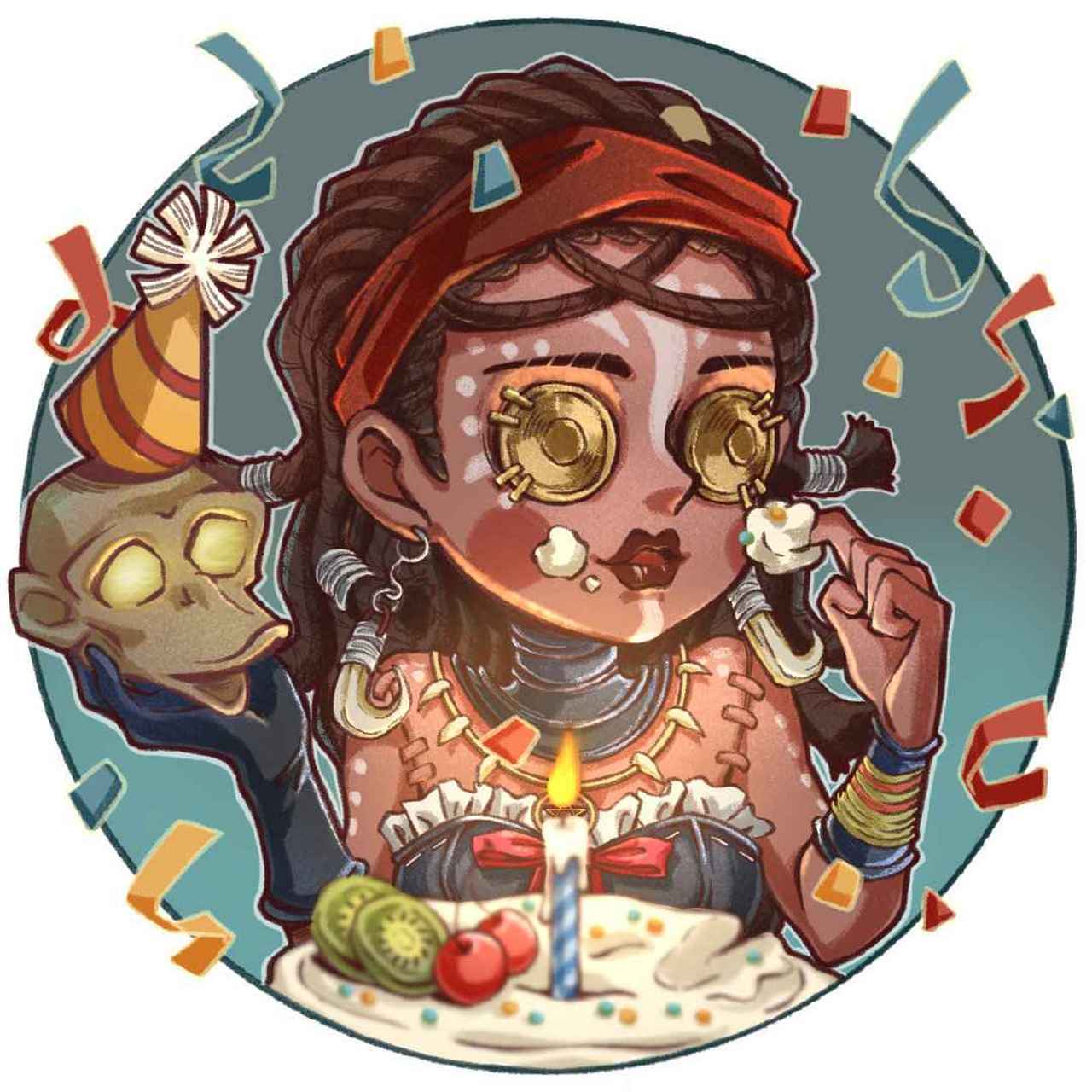 游戏# 【第五人格】吹蜡烛啦!祝帕缇夏生日快乐呀!