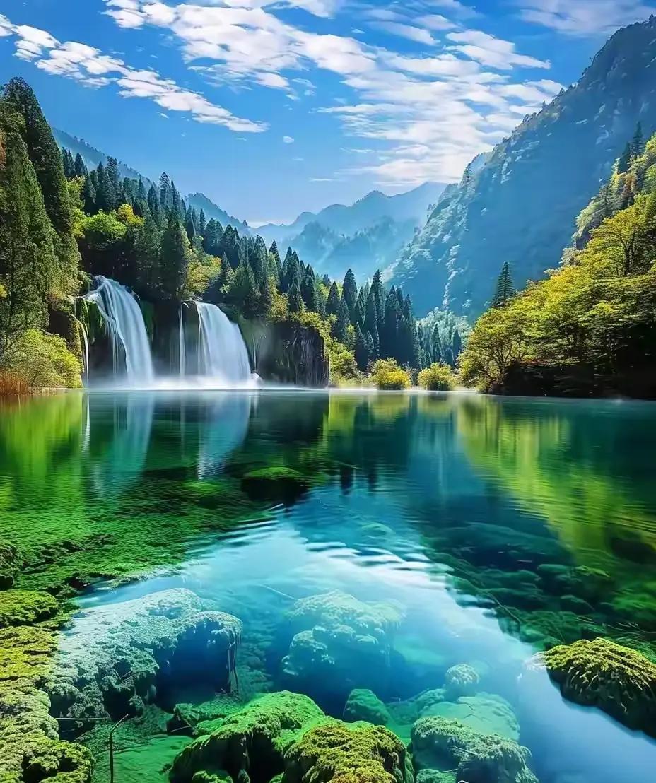 致敬伟大的她# 小桥流水,宛如仙境般的美景让我瞬间穿越回了古代!