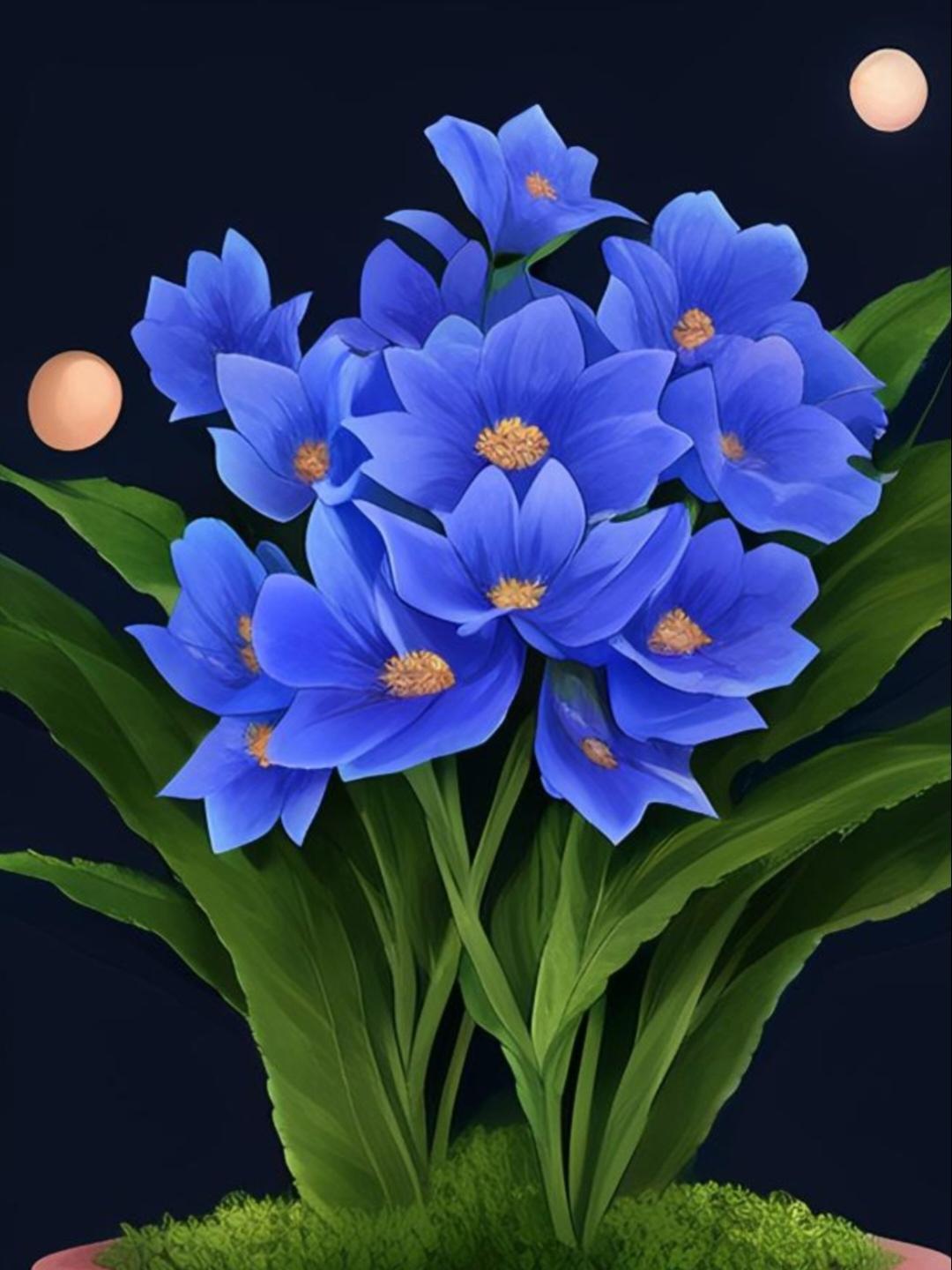 优质作者榜#  94秘境之花,蓝色梦幻绽放!