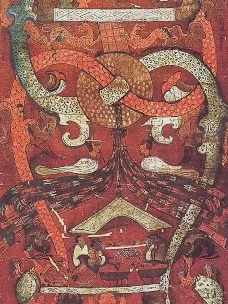 每日一文物##文物有话说#马王堆一号汉墓t型帛画,是西汉时期佚名醋鼢
