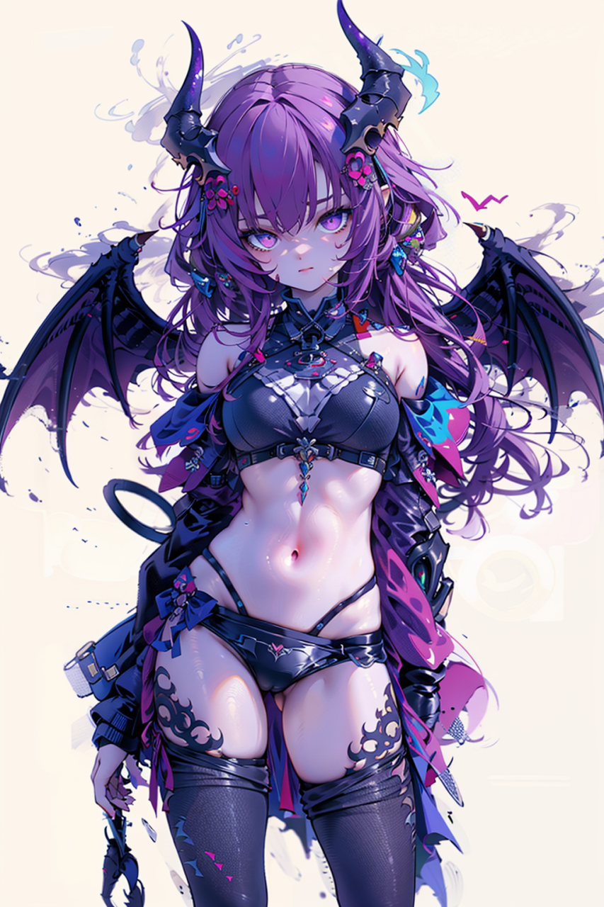 [封面杂志]小恶魔[吃鲸]#ai绘画# #二次元# #二次元美图