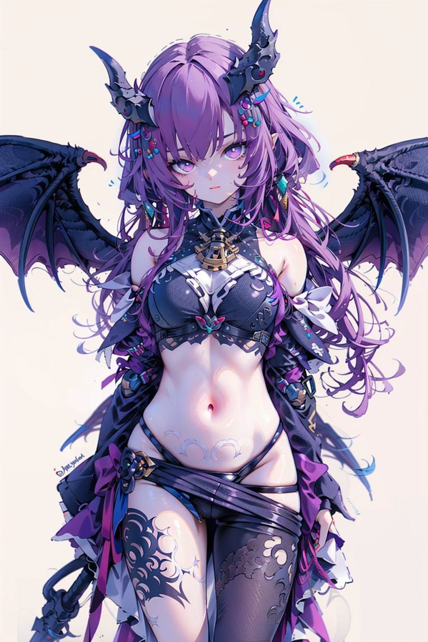 小恶魔杂志风2.0#ai绘画# #二次元# #二次元美图