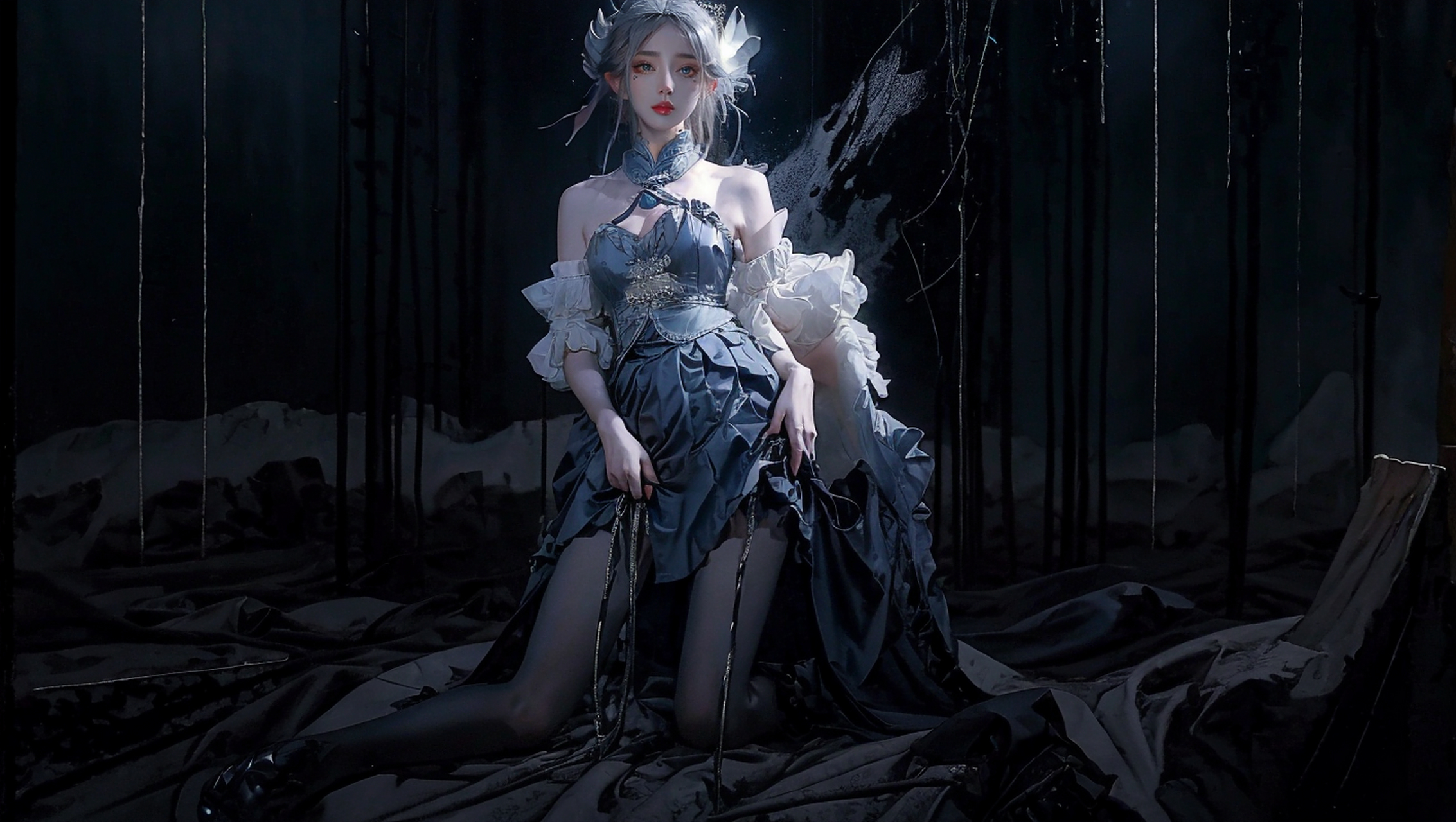 新鲜出炉,电脑横屏壁纸[吃鲸]#ai绘画# #二次元# #二次元美图