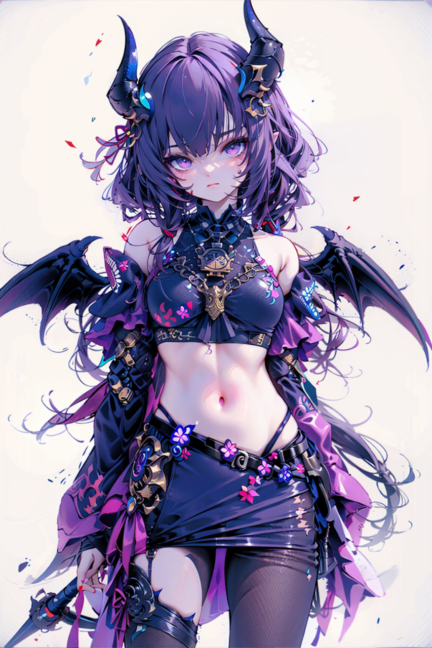 [封面杂志]小恶魔[吃鲸]#ai绘画# #二次元# #二次元美图