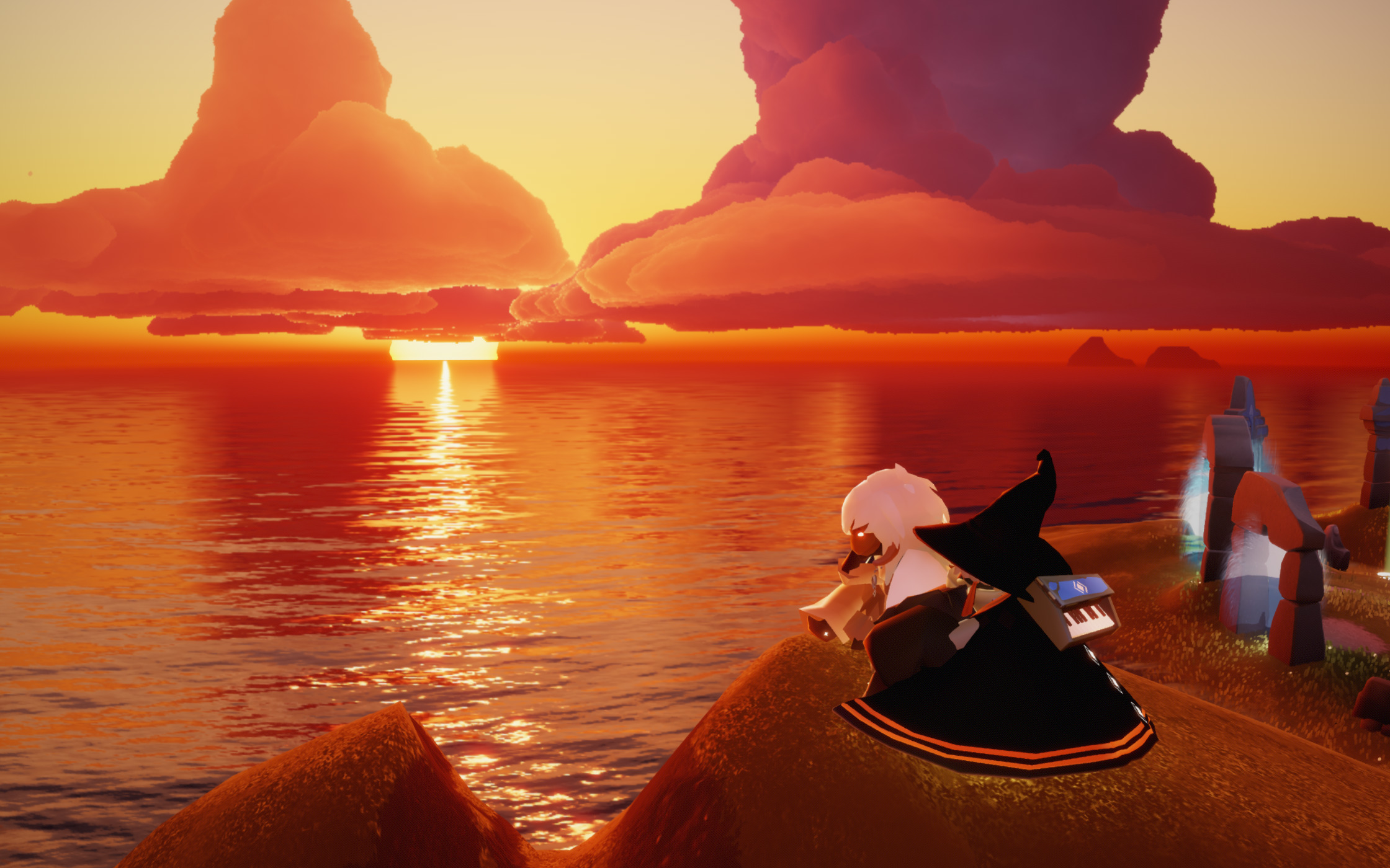 光遇的夕阳一刻