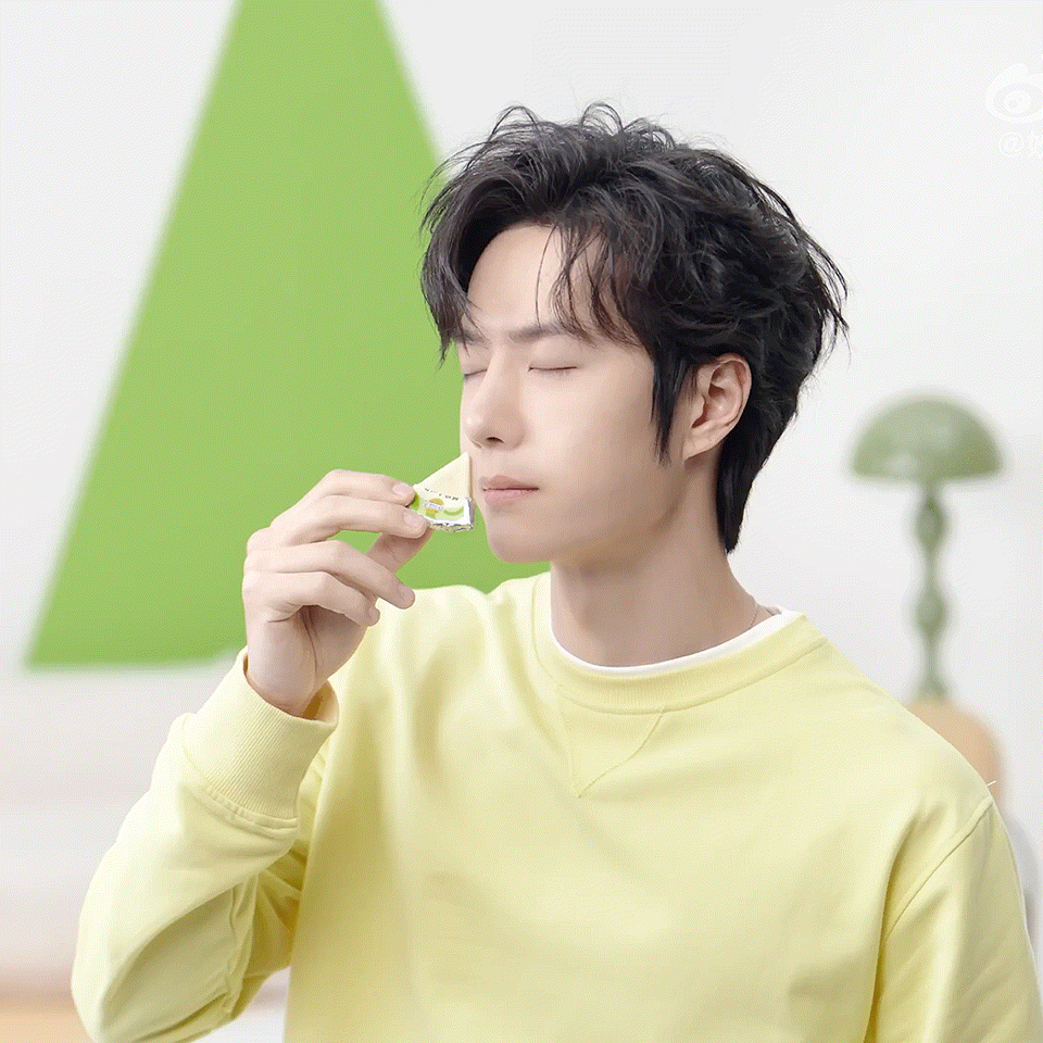 王一博奶酪小三角大片,好清爽!