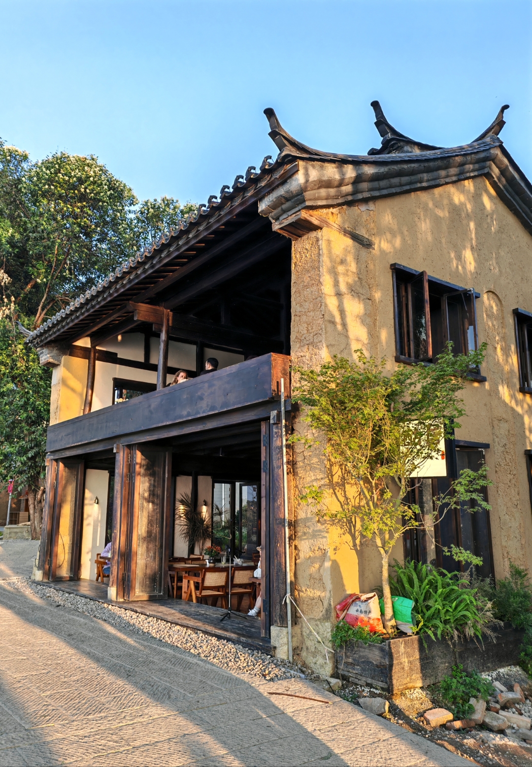 海晏村的黄昏