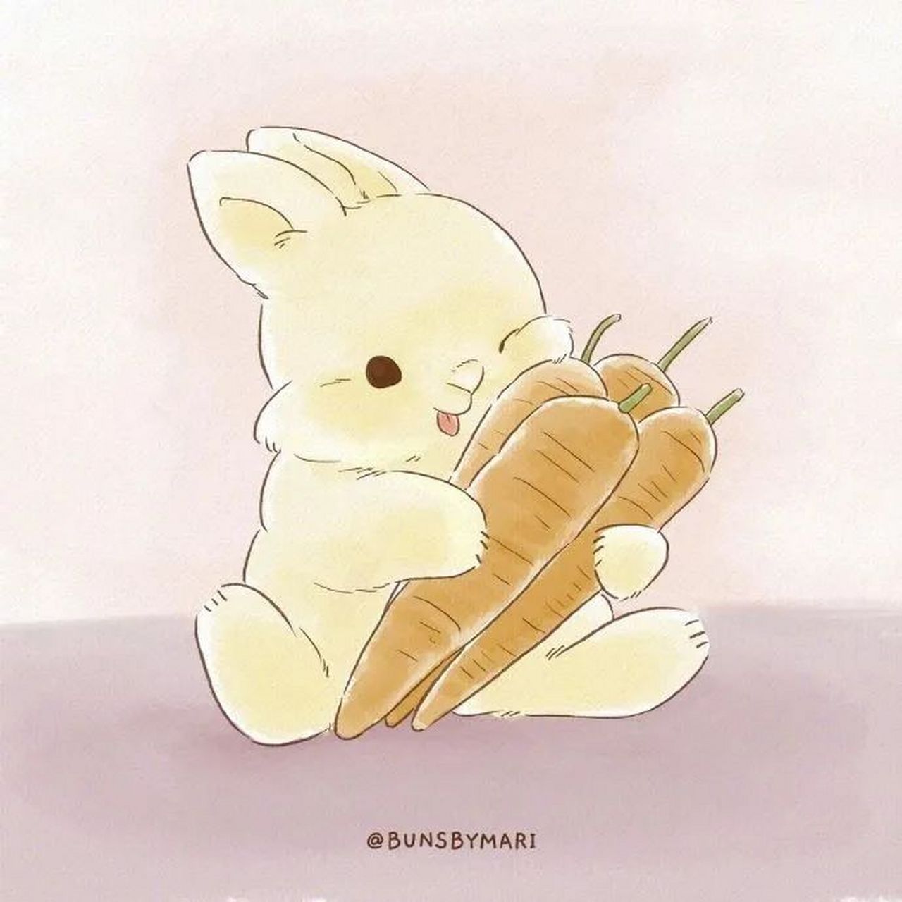 好图分享66 画师:bunsbymari 是可爱的小兔兔捏#动漫美图