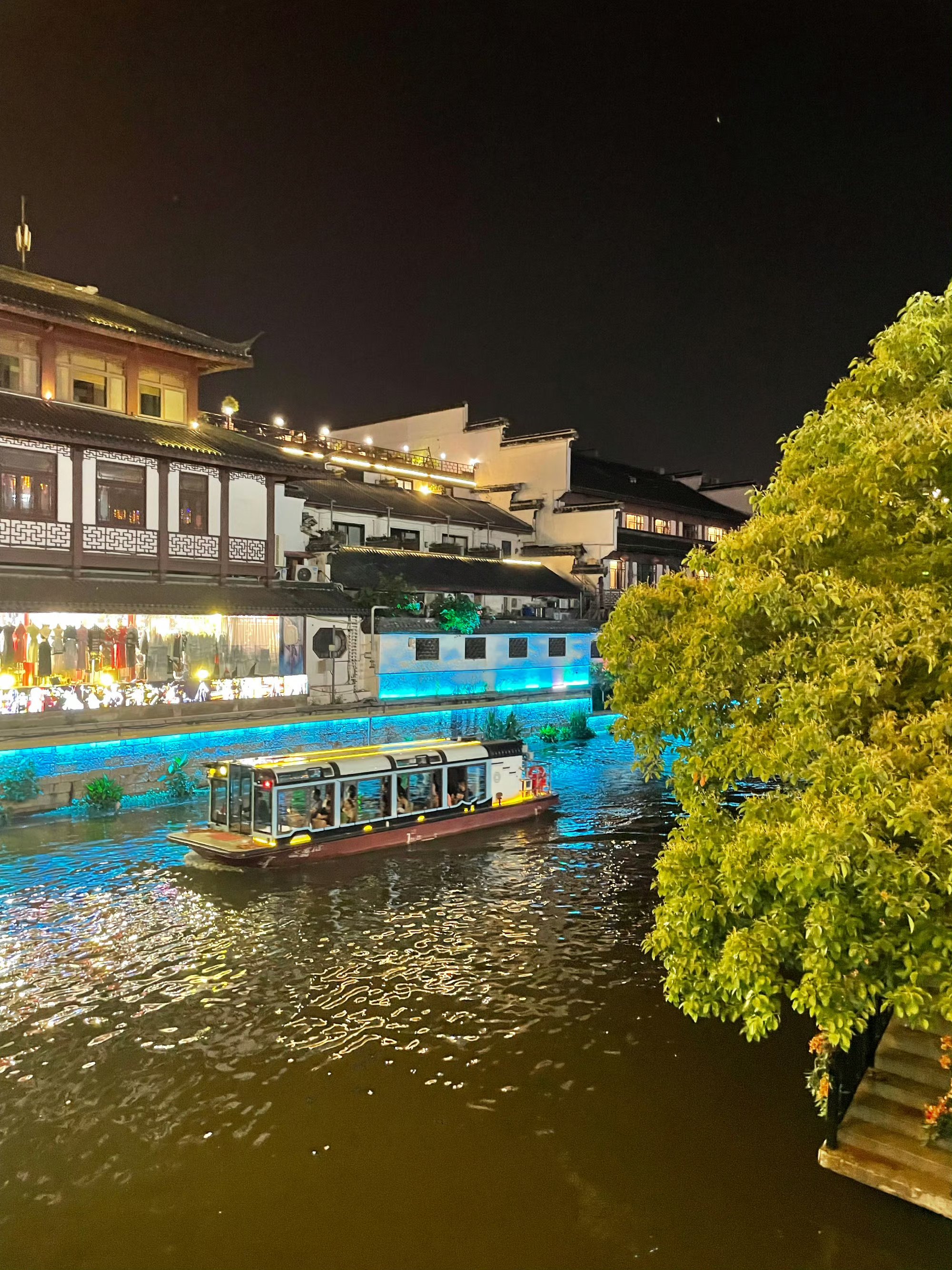 秦淮河夜景图片 夜色图片