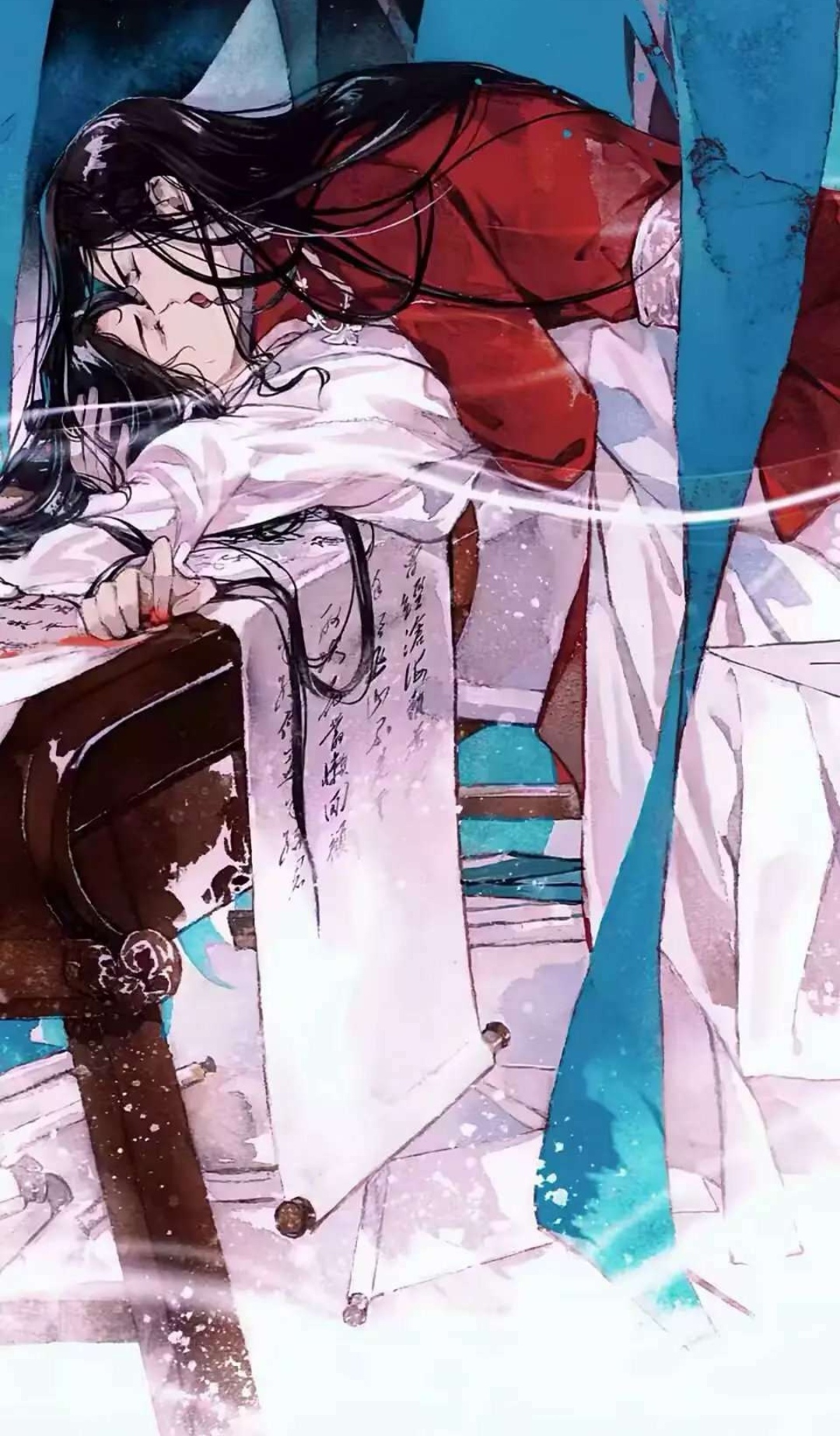 花城谢怜,谁叫你俩这么练字的?