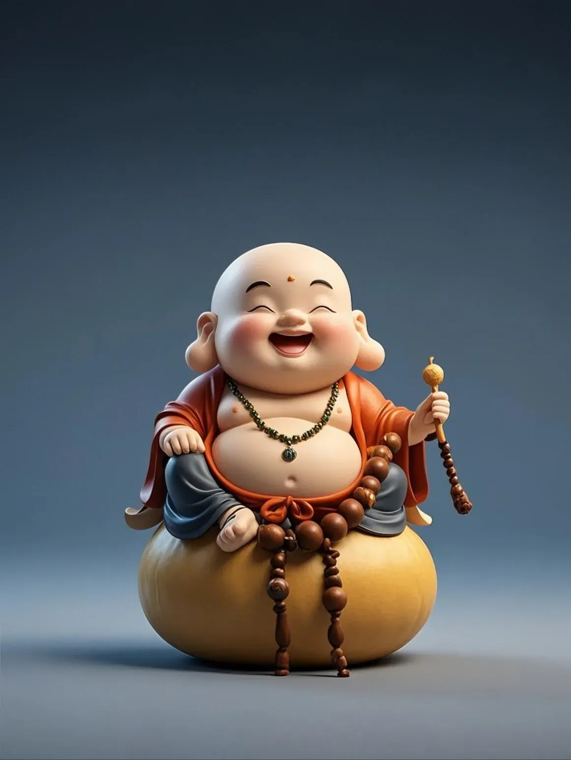 笑口常开弥勒佛,福佑吉祥满人间.回复"收到"已确认接收!