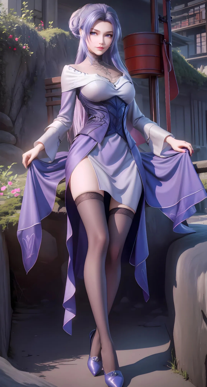 天行九歌:紫女 黑丝 全身 美腿 壁纸 92 楼梯上的阅读时光 92  在