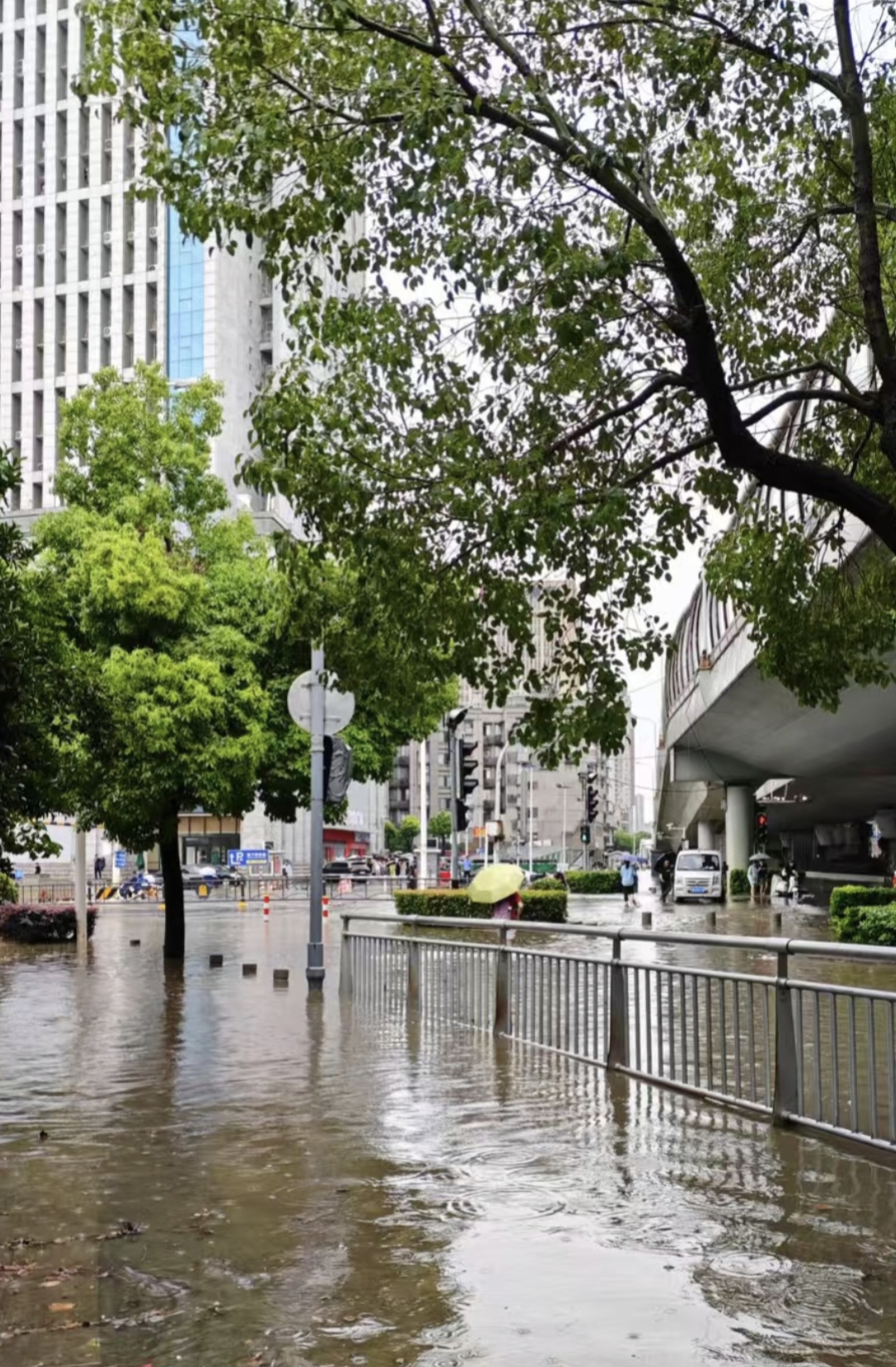 武汉大暴雨这里淹滴好黑人 今天武汉狂下一天雨 看到好多地方还是淹好