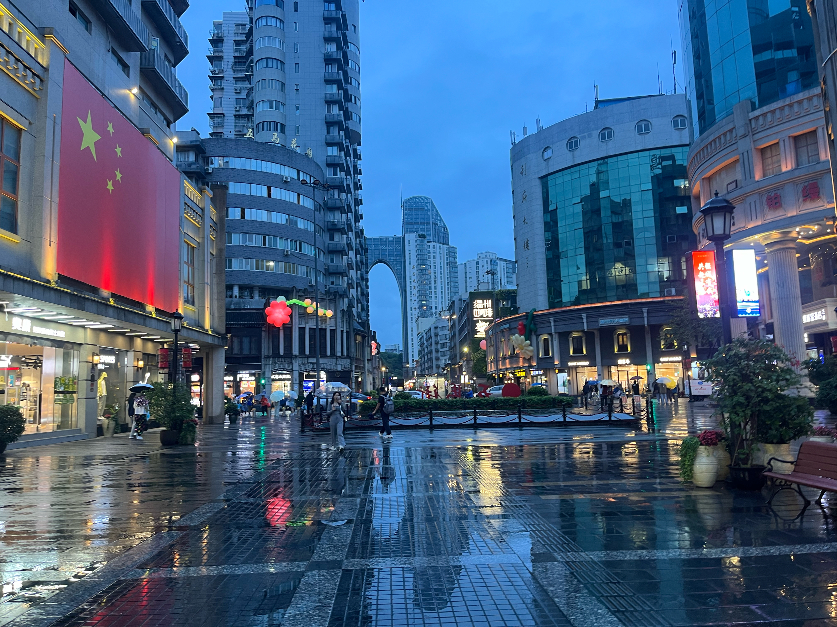 温州夜景图片实拍图片